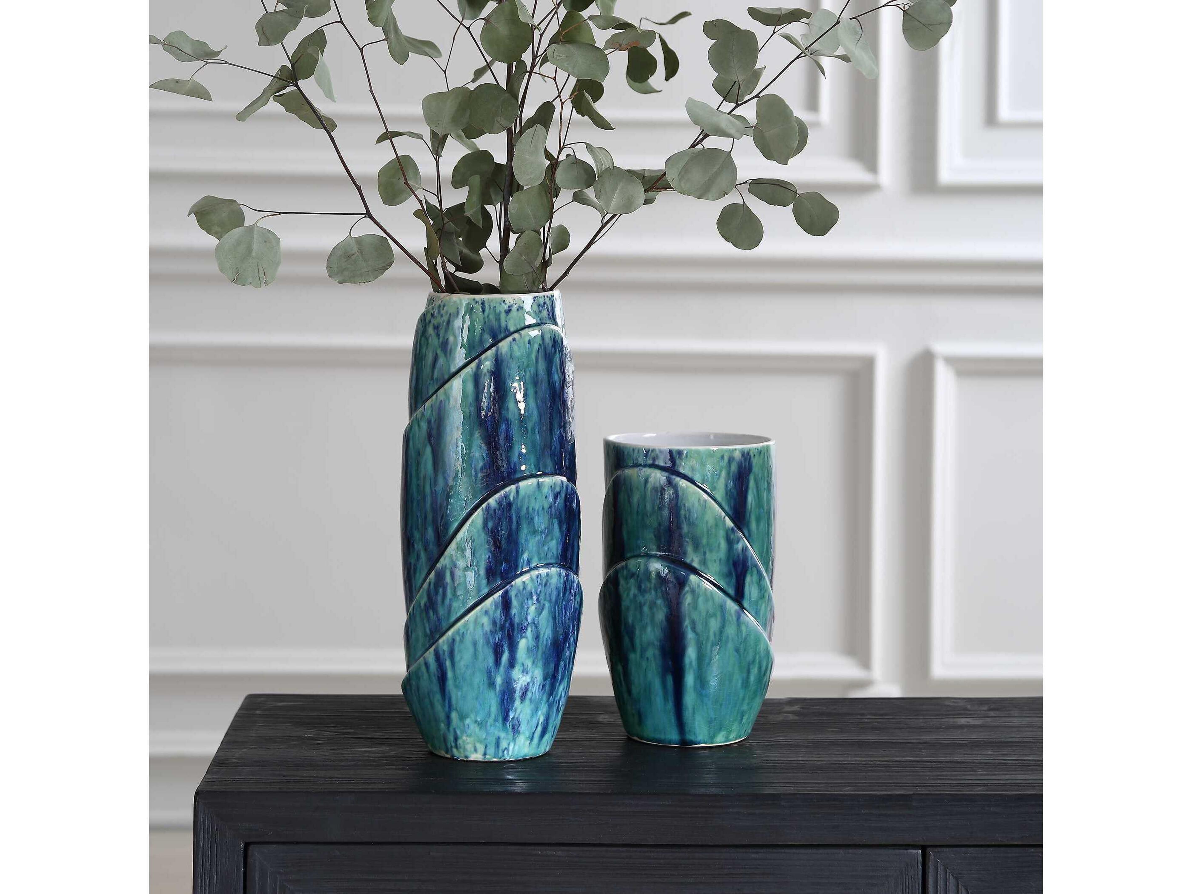 Uttermost Tranquil Duo Vases Set of 2