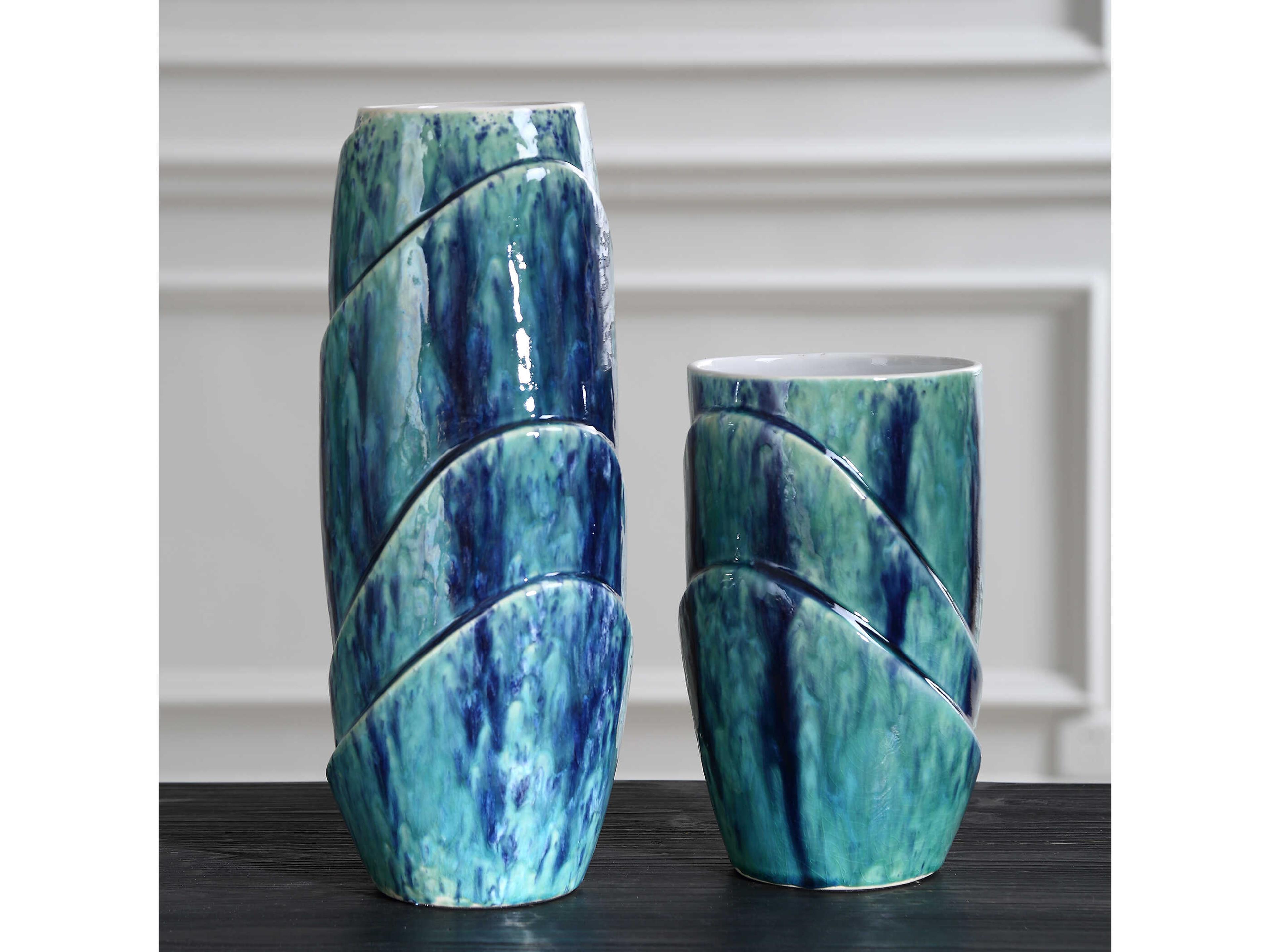 Uttermost Tranquil Duo Vases Set of 2