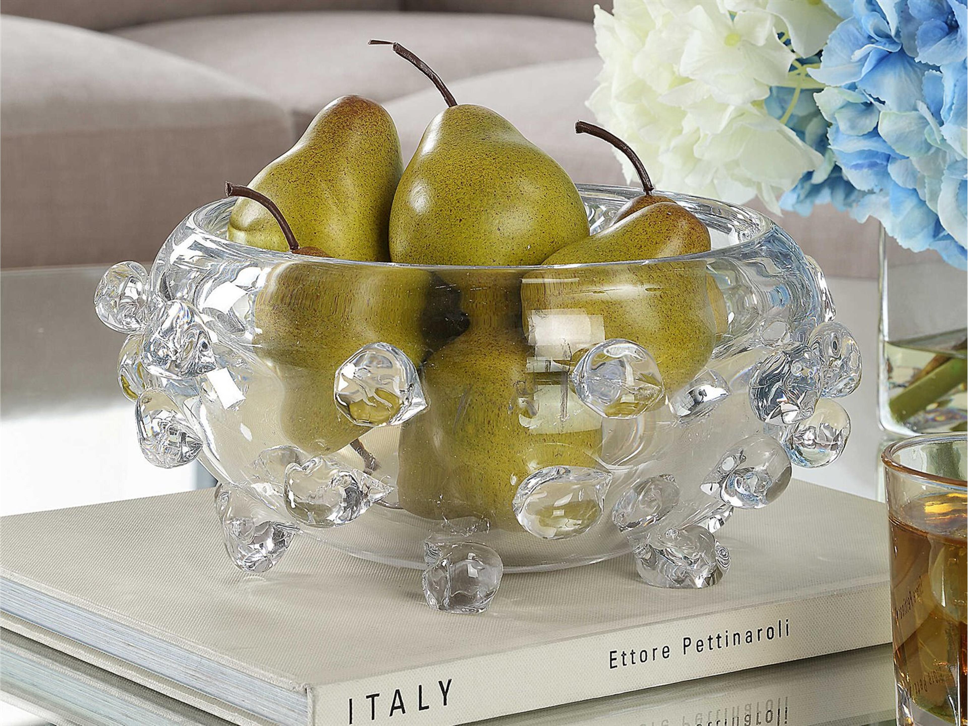 Uttermost Aura Clear Decorative Bowl