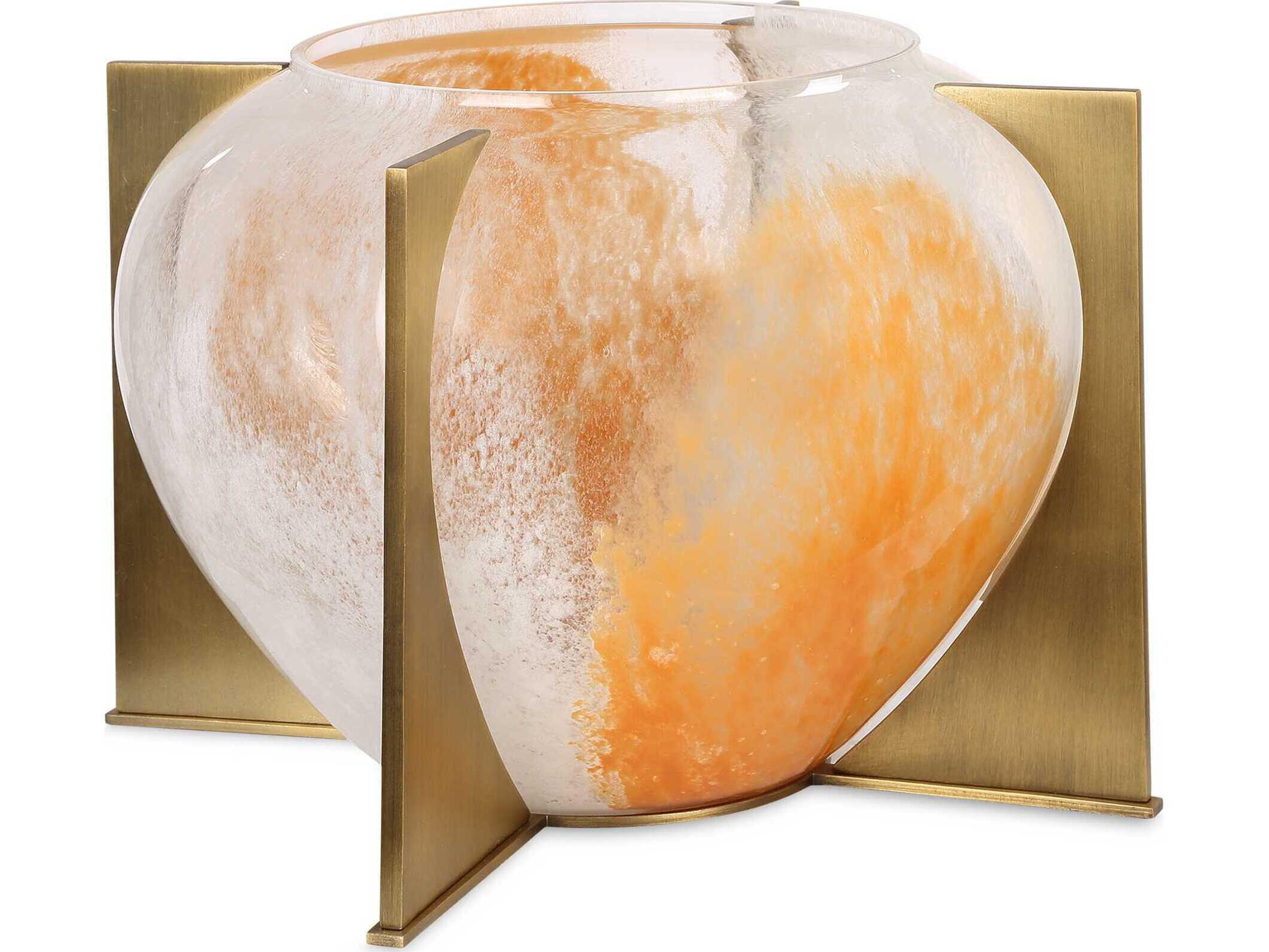 Uttermost Amber Swirl Vase