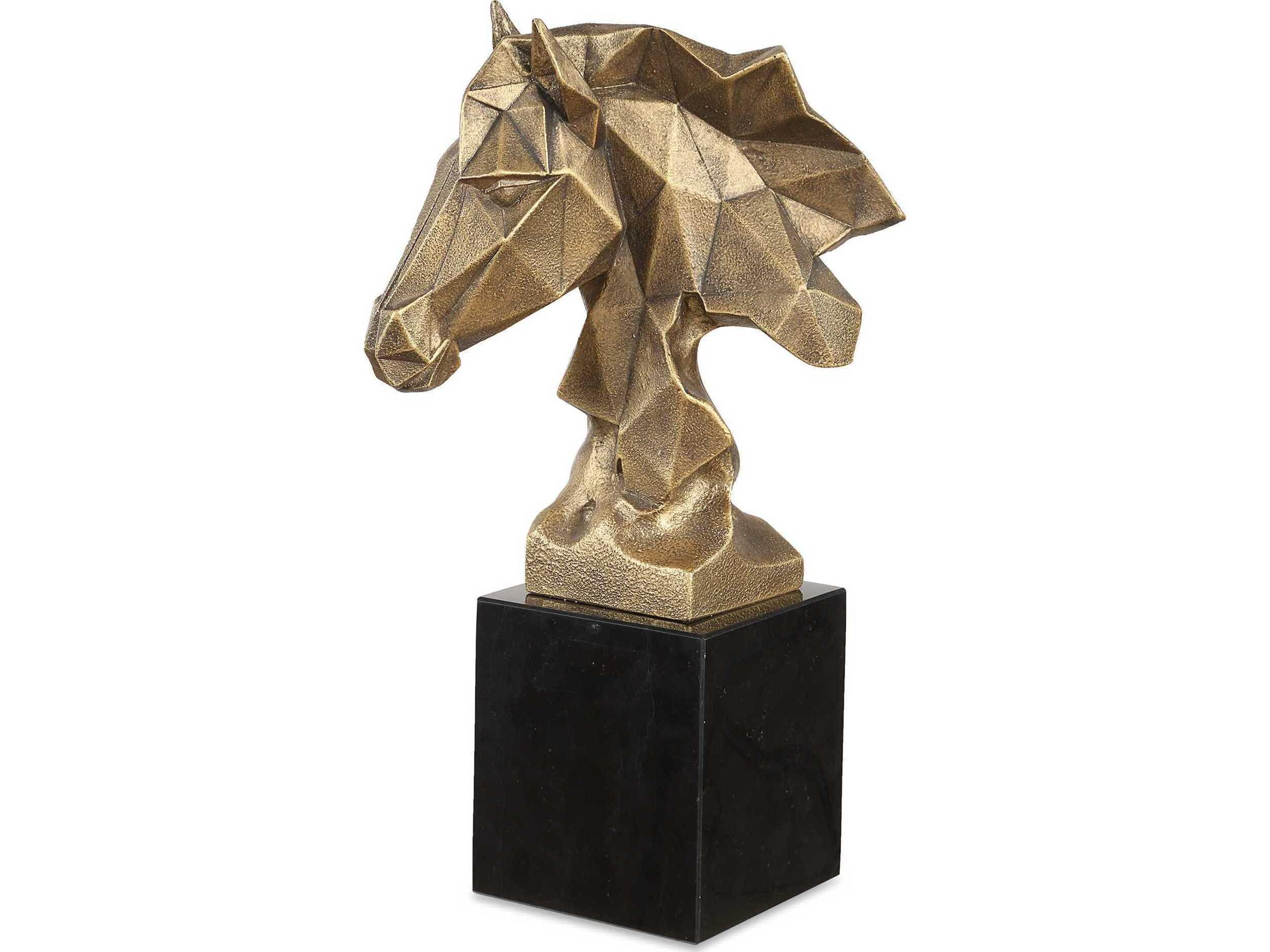 Uttermost Chiseled Horse Bust Sculpture