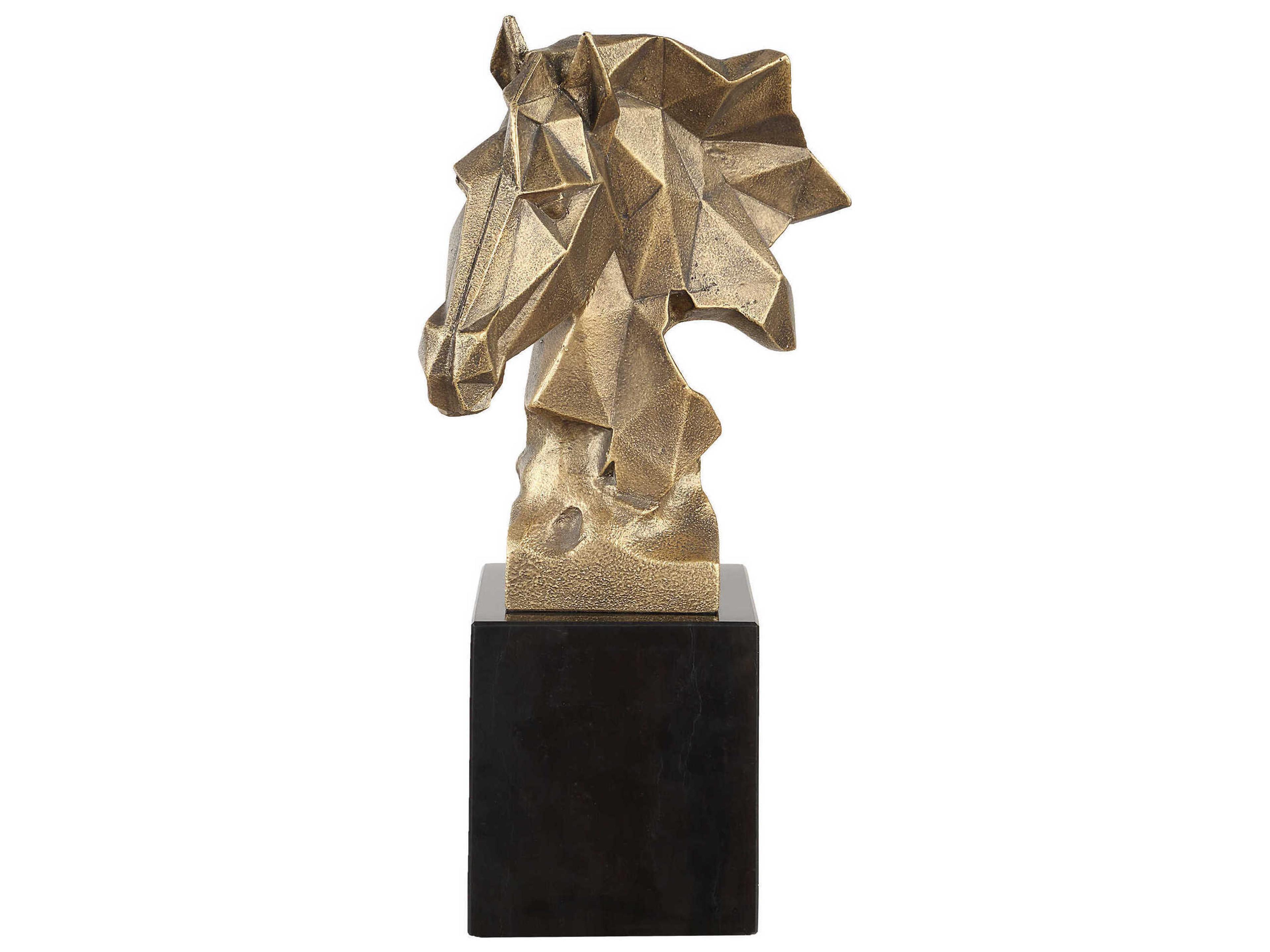 Uttermost Chiseled Horse Bust Sculpture
