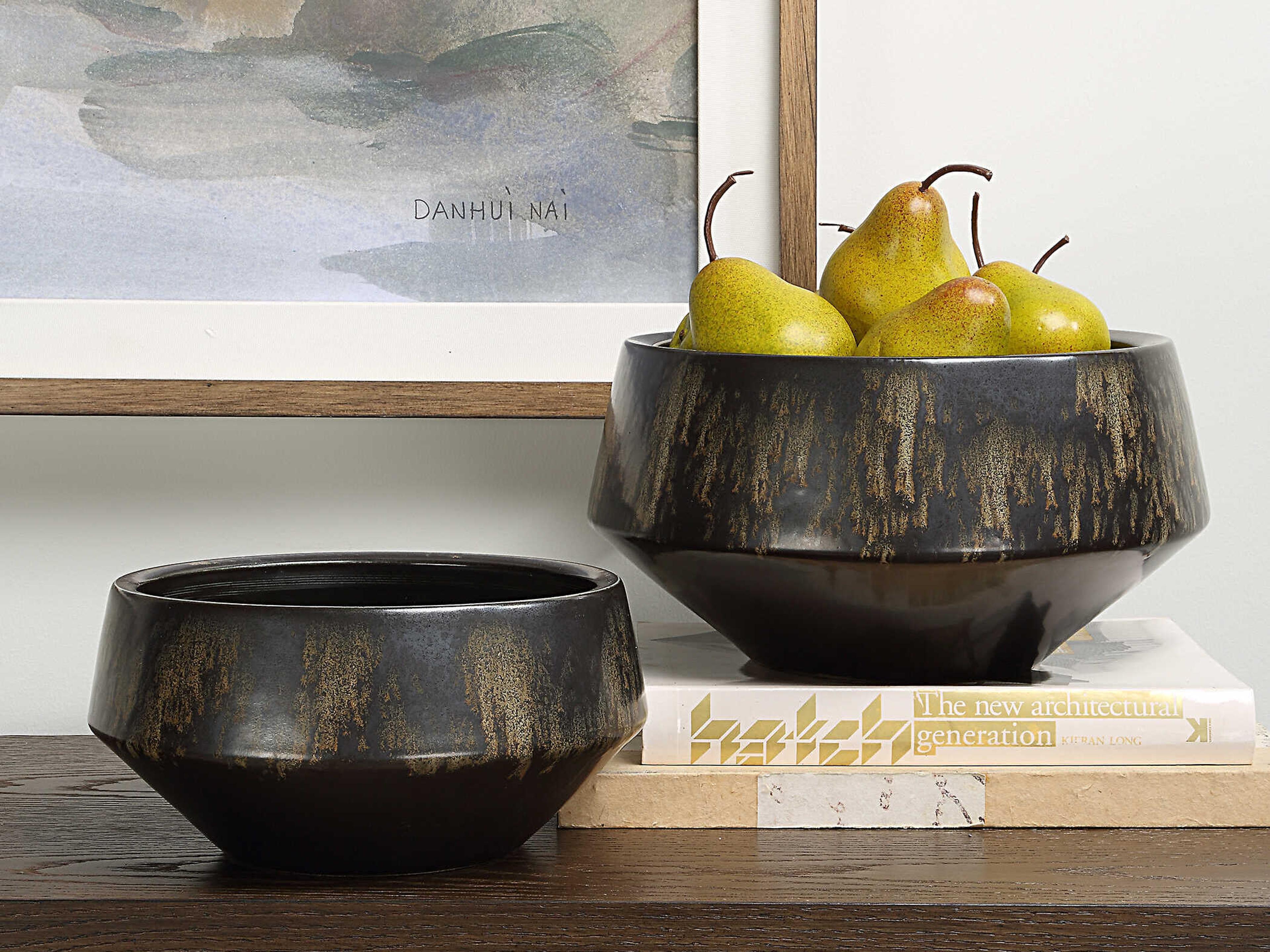 Uttermost Bronze Duo Vases Set of 2