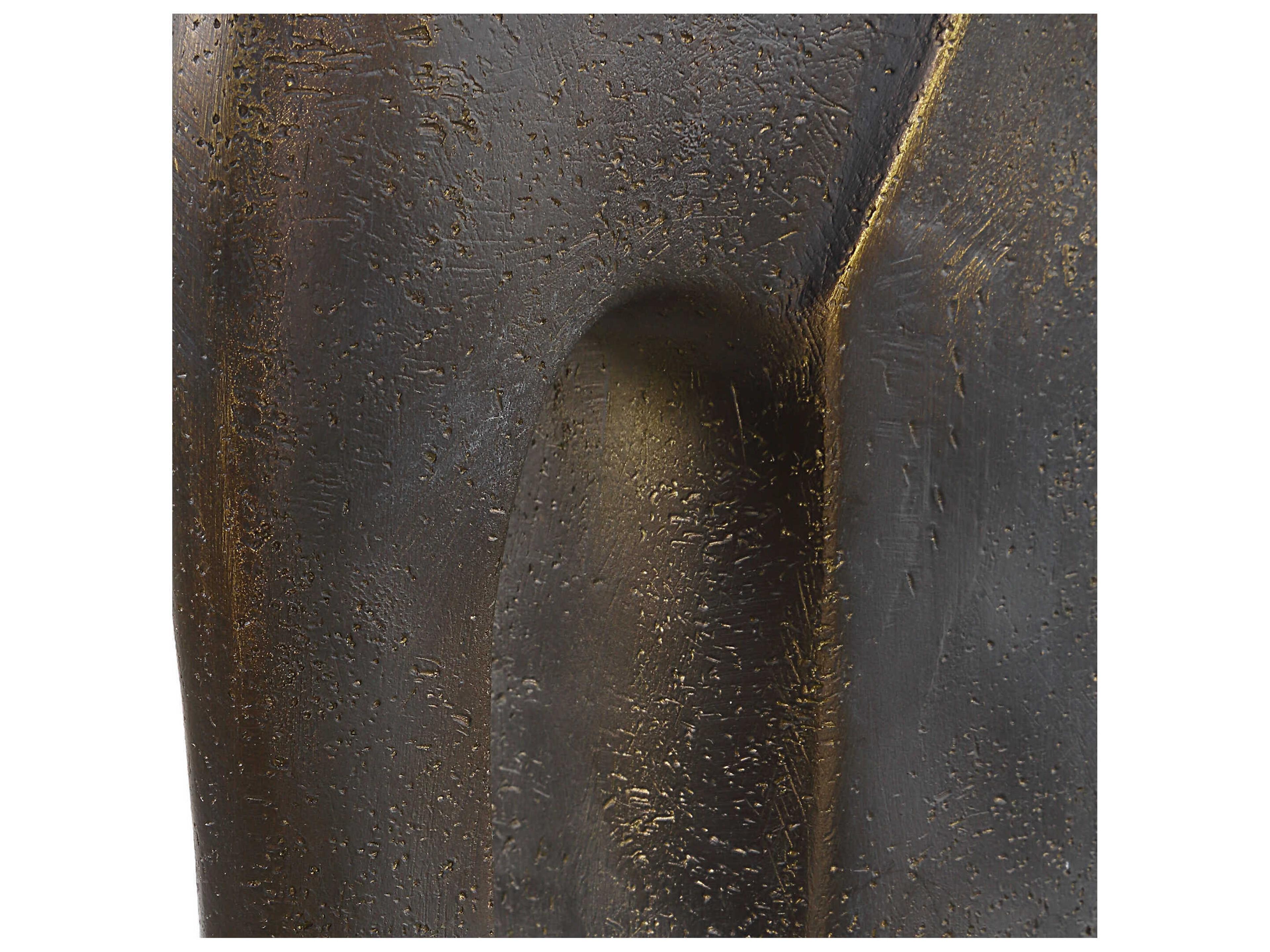 Uttermost Timeless Tusk Bronze Sculptures Set of 2