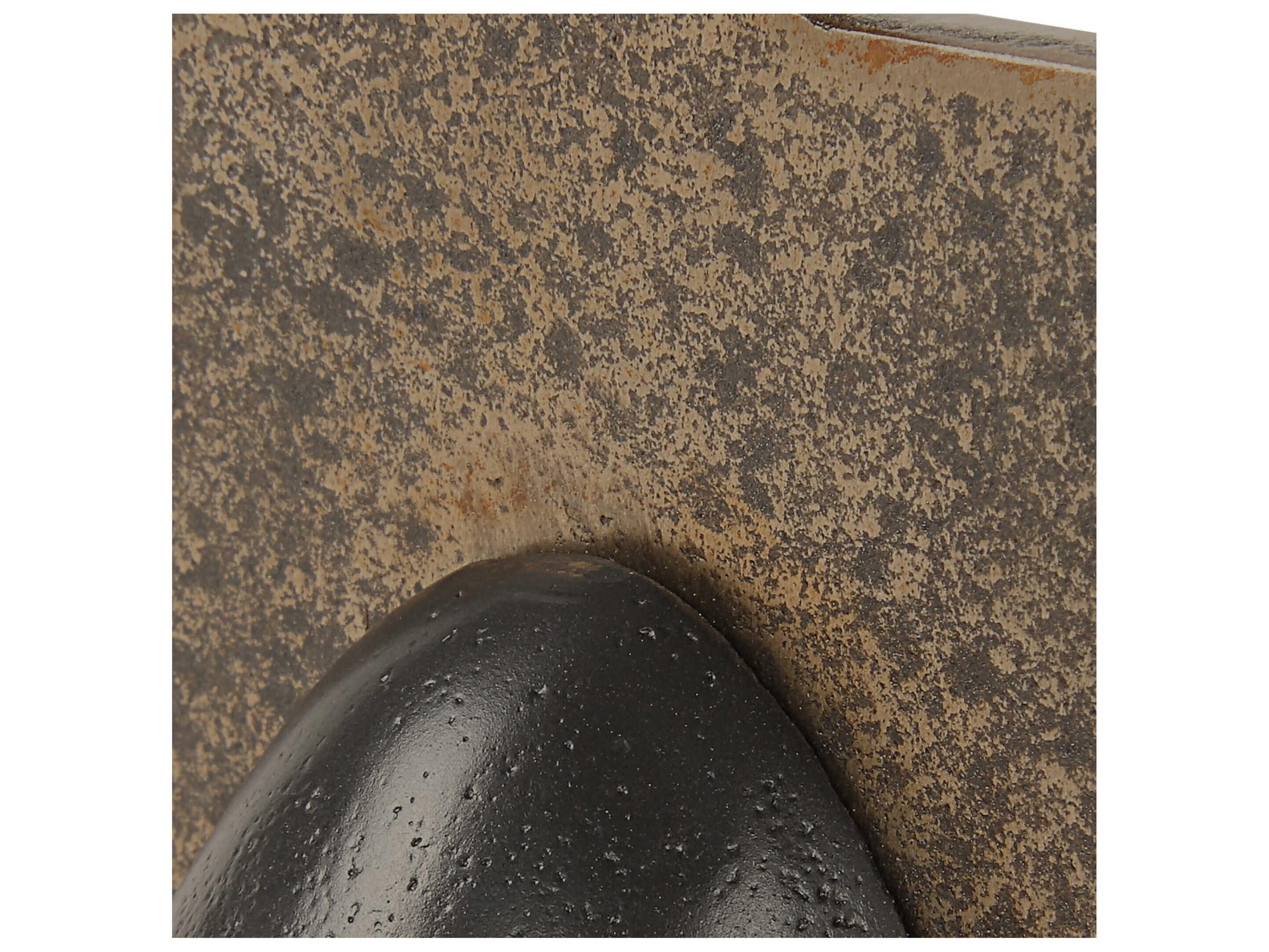 Uttermost Geometric Echoes Bronze Sculptures Set of 3