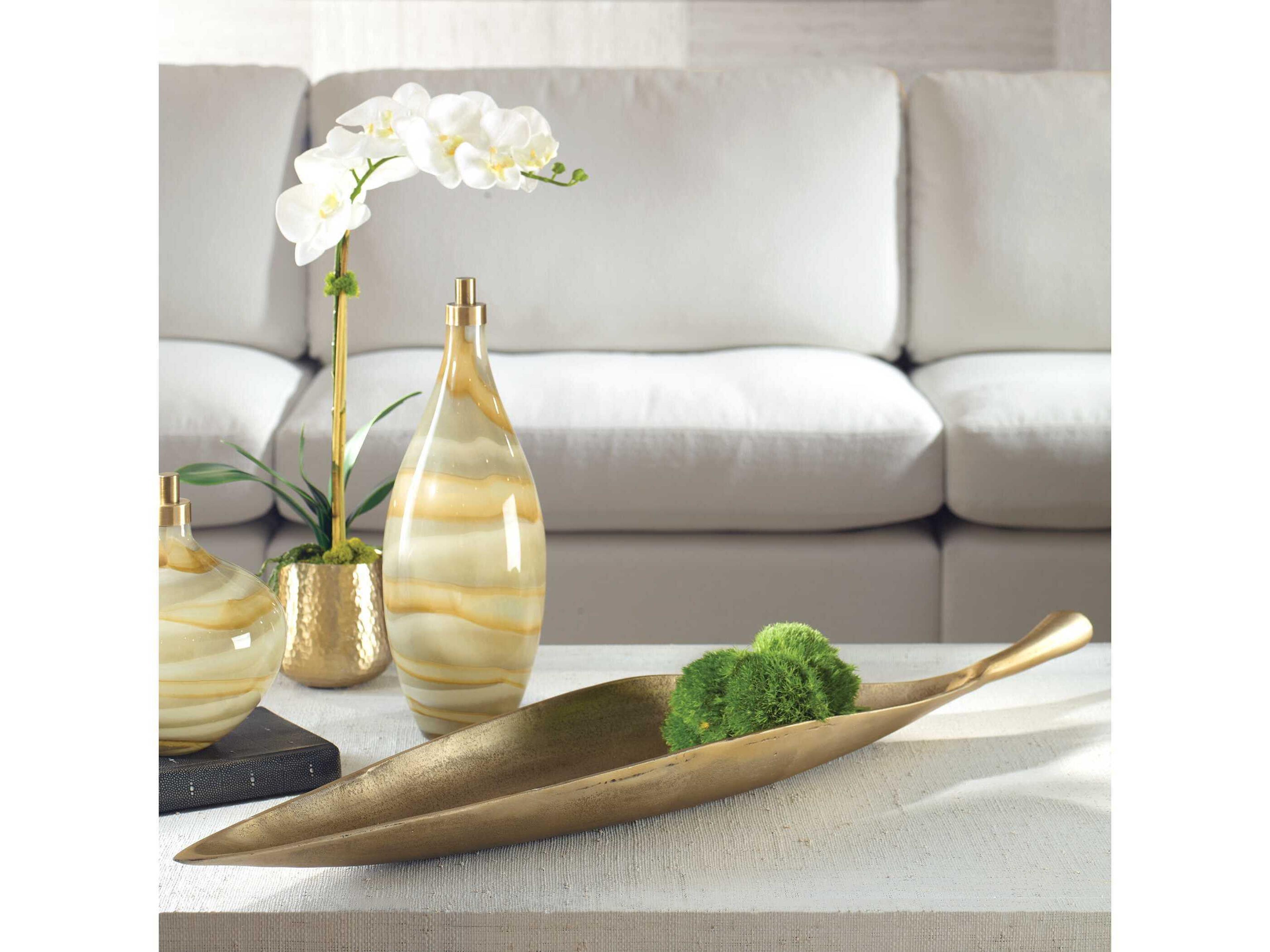 Uttermost Botanica Aged Brass Decorative Bowl