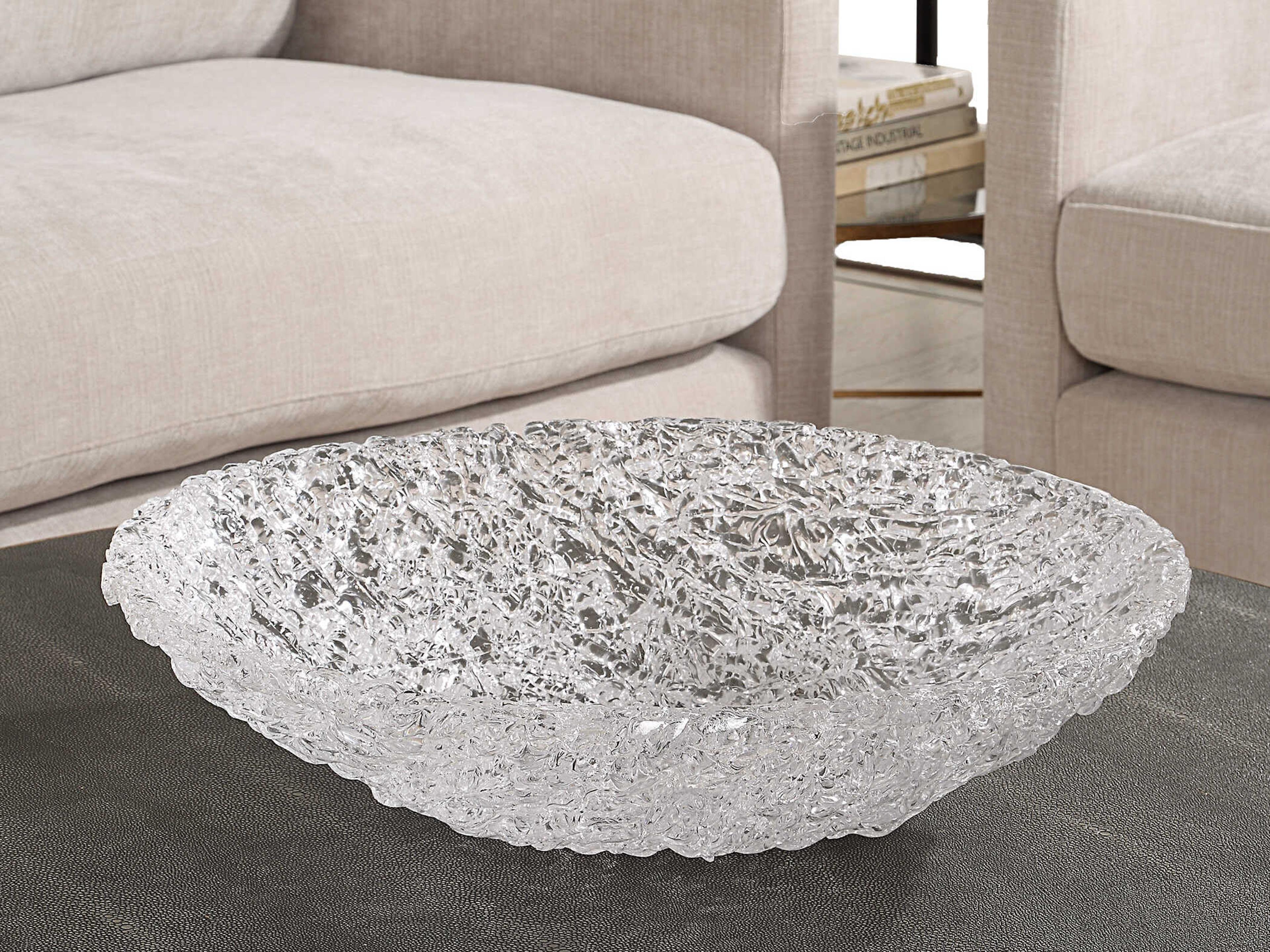 Uttermost Glint Glass Decorative Bowl