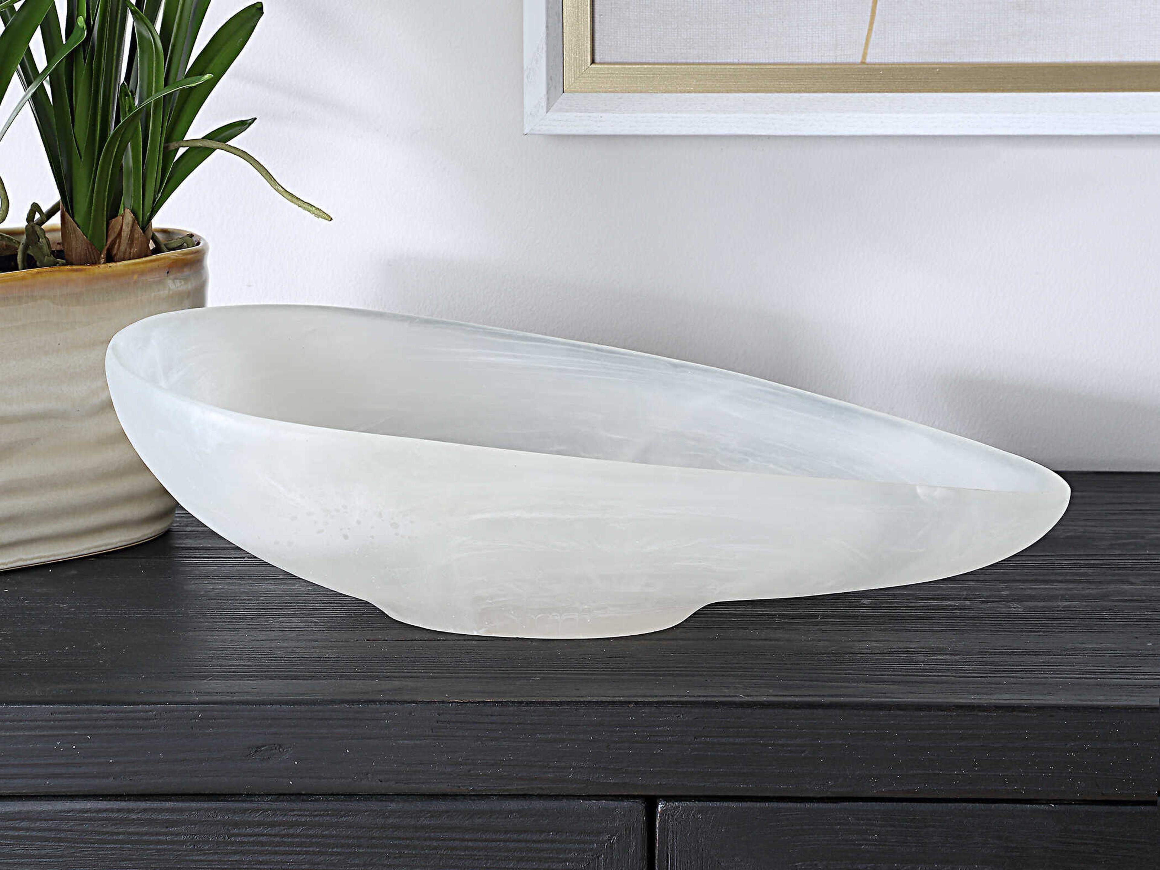 Uttermost Marchena White Decorative Bowl