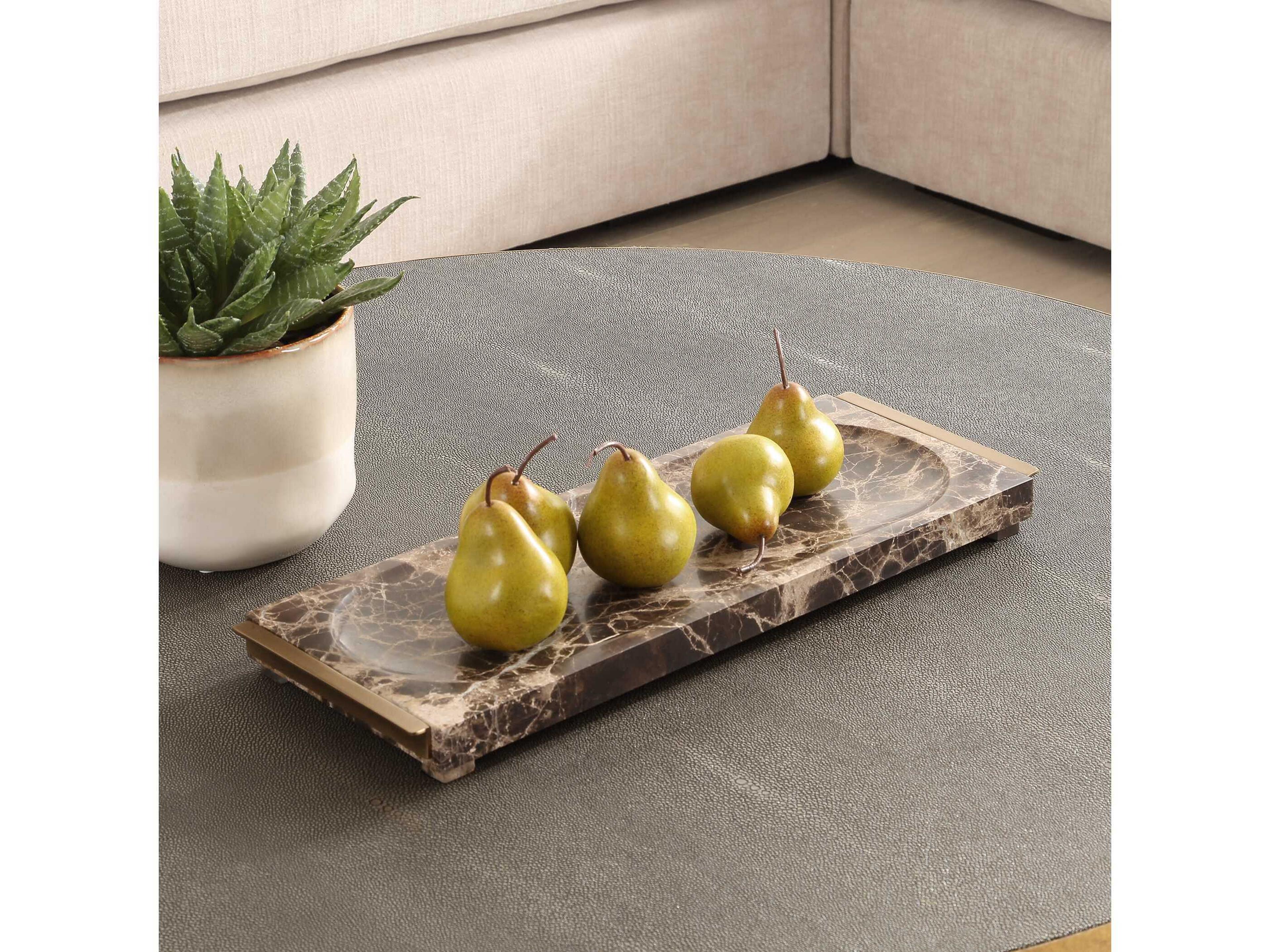 Uttermost Marble Tray Crest