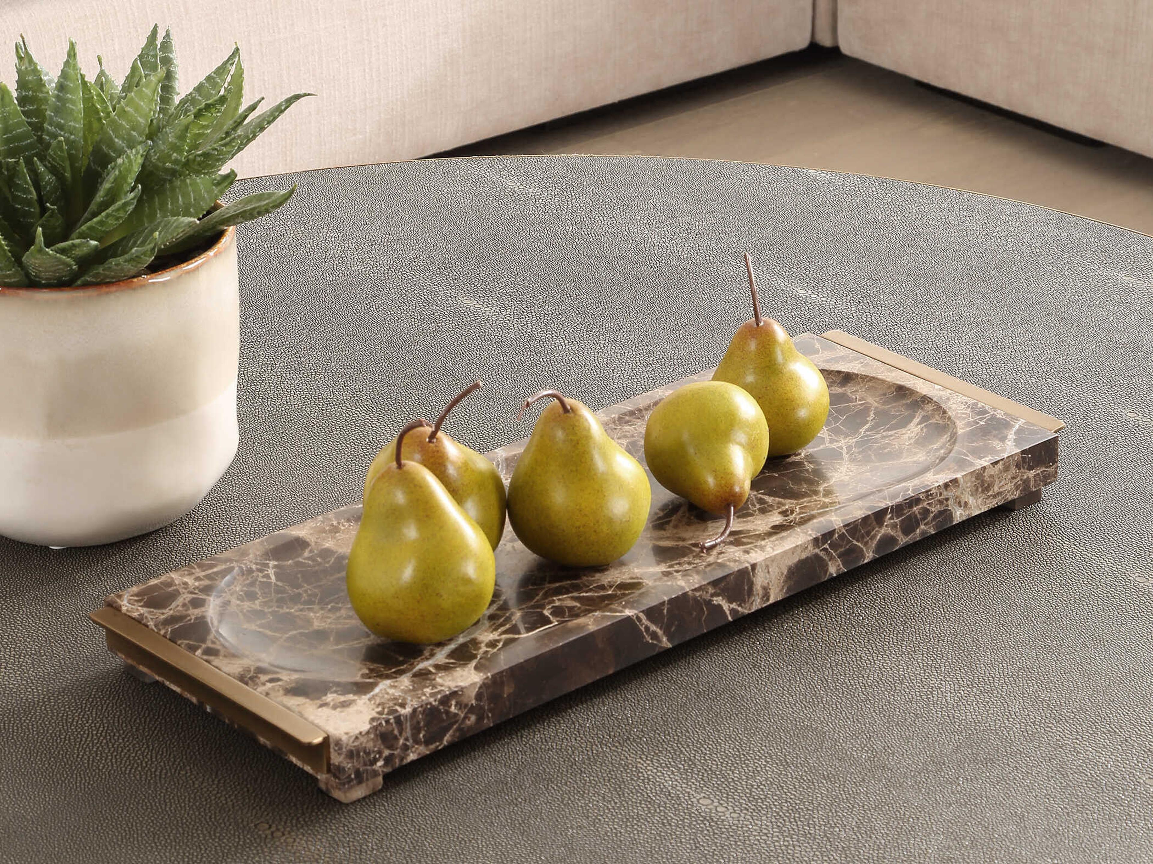 Uttermost Marble Tray Crest