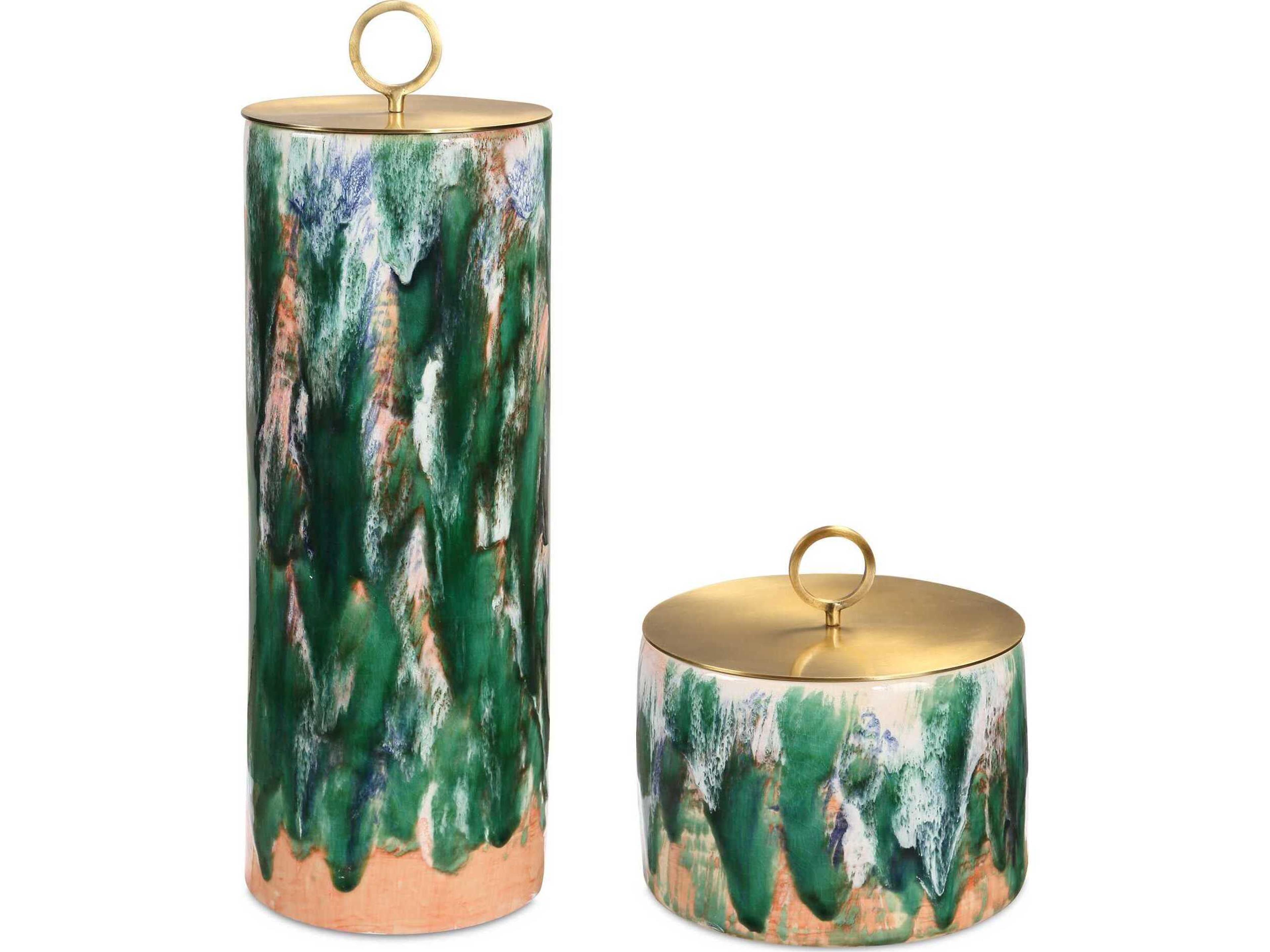 Uttermost Sylvie Ceramic Containers Set of 2