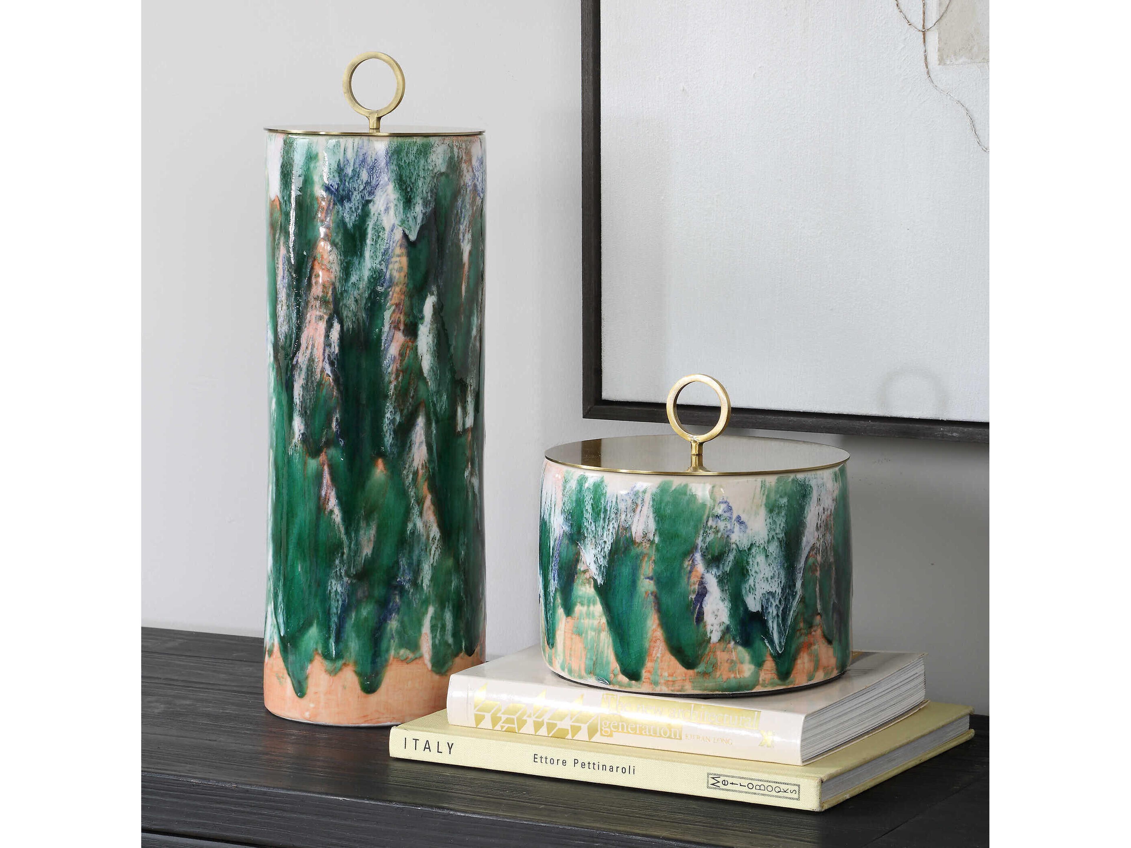 Uttermost Sylvie Ceramic Containers Set of 2