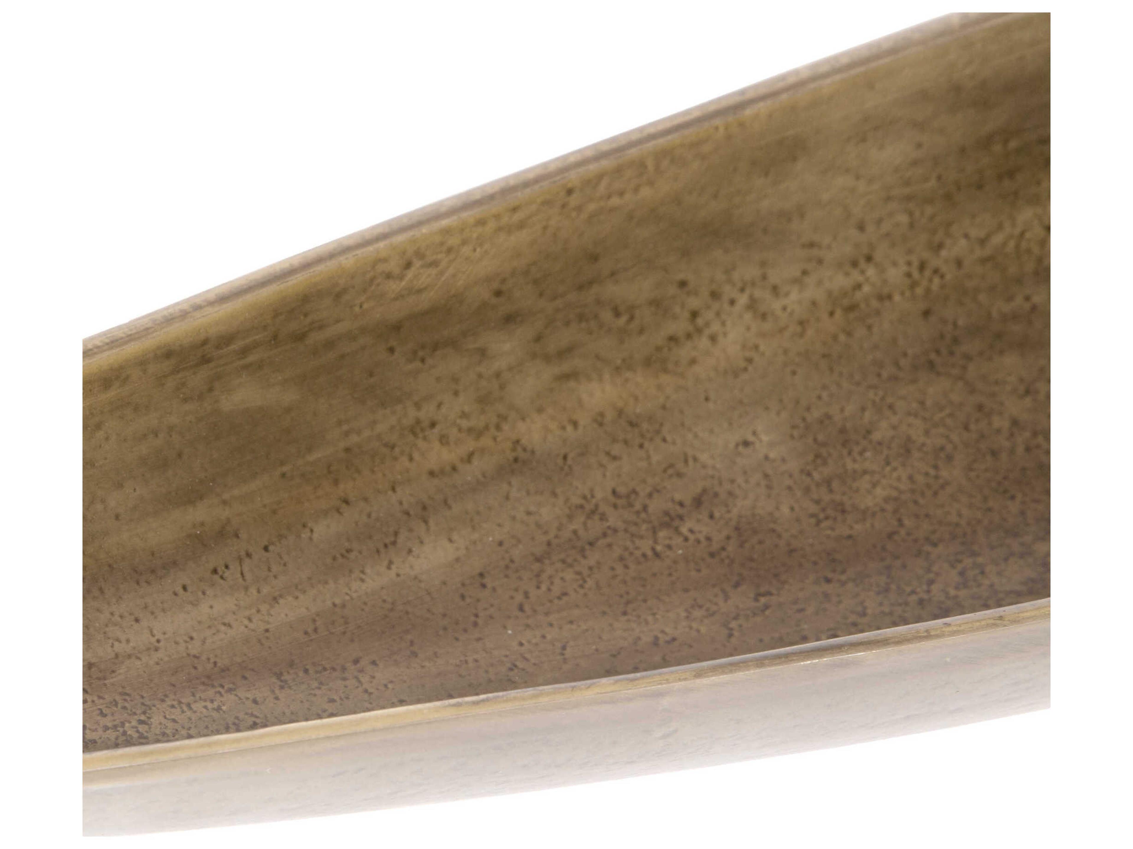 Uttermost River Run Antique Brass Decorative Bowl Set of 2