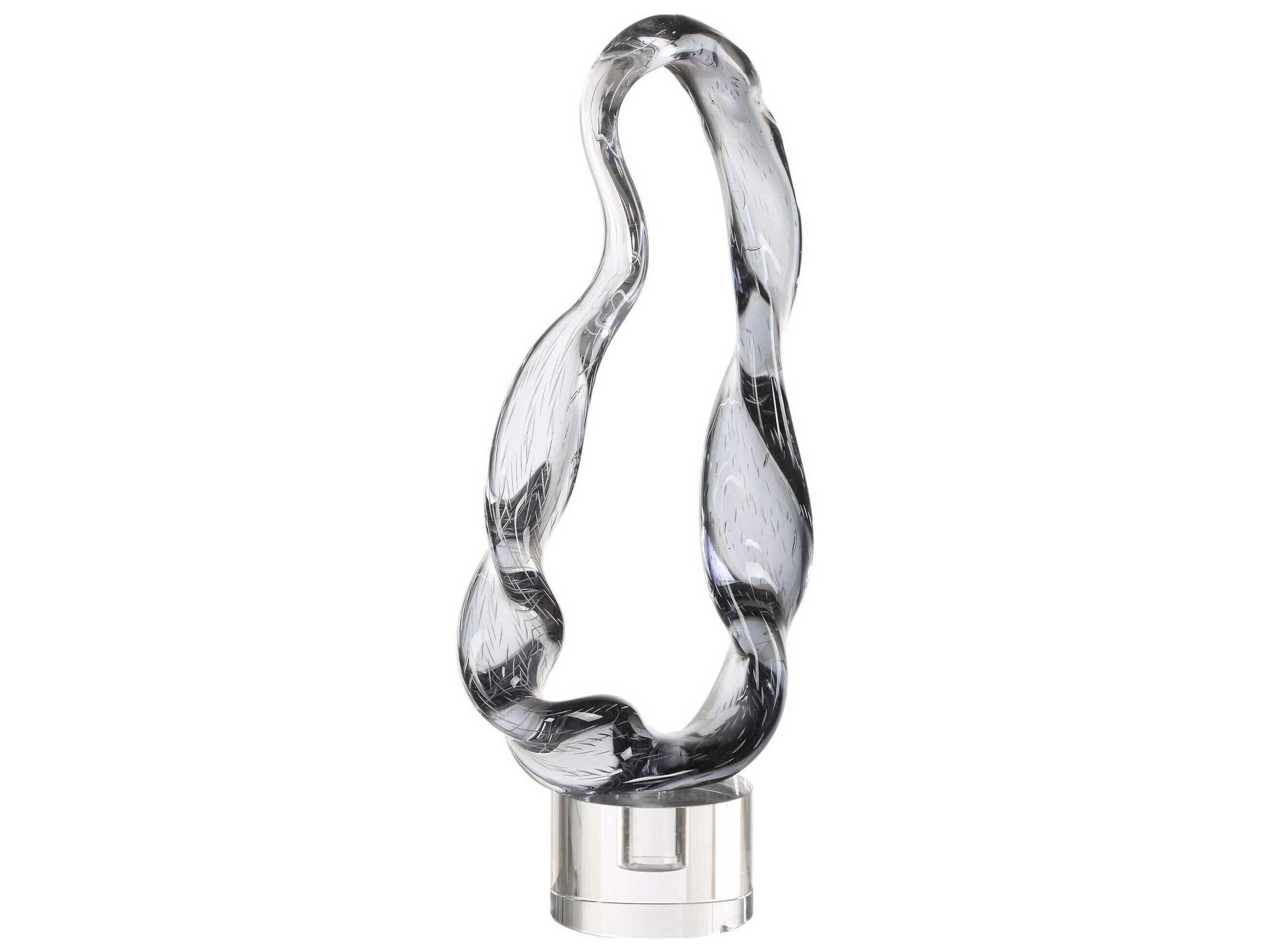 Uttermost Luminous Twist Glass Sculpture