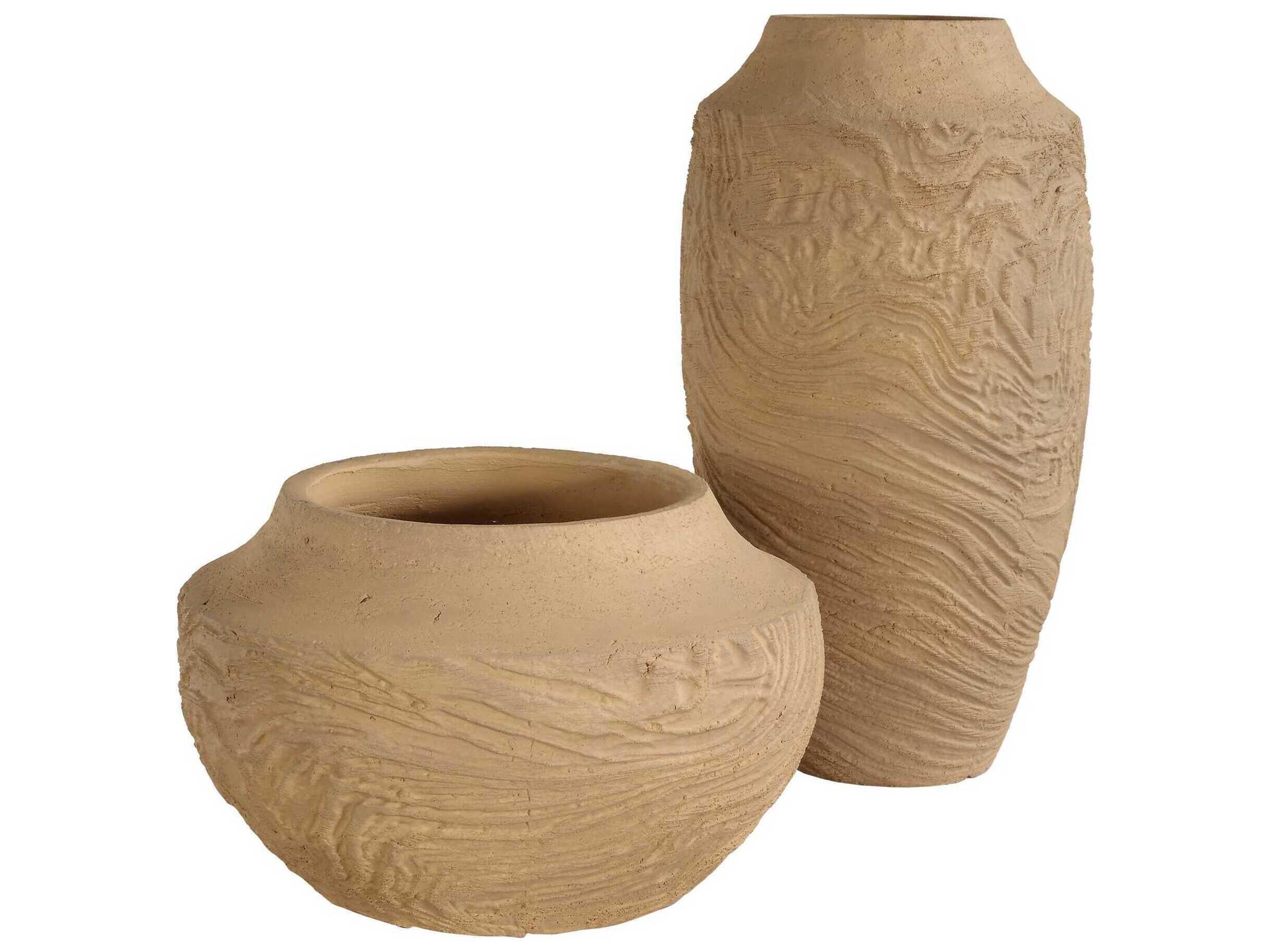 Uttermost Sandstone Flow Small Terracotta Vase