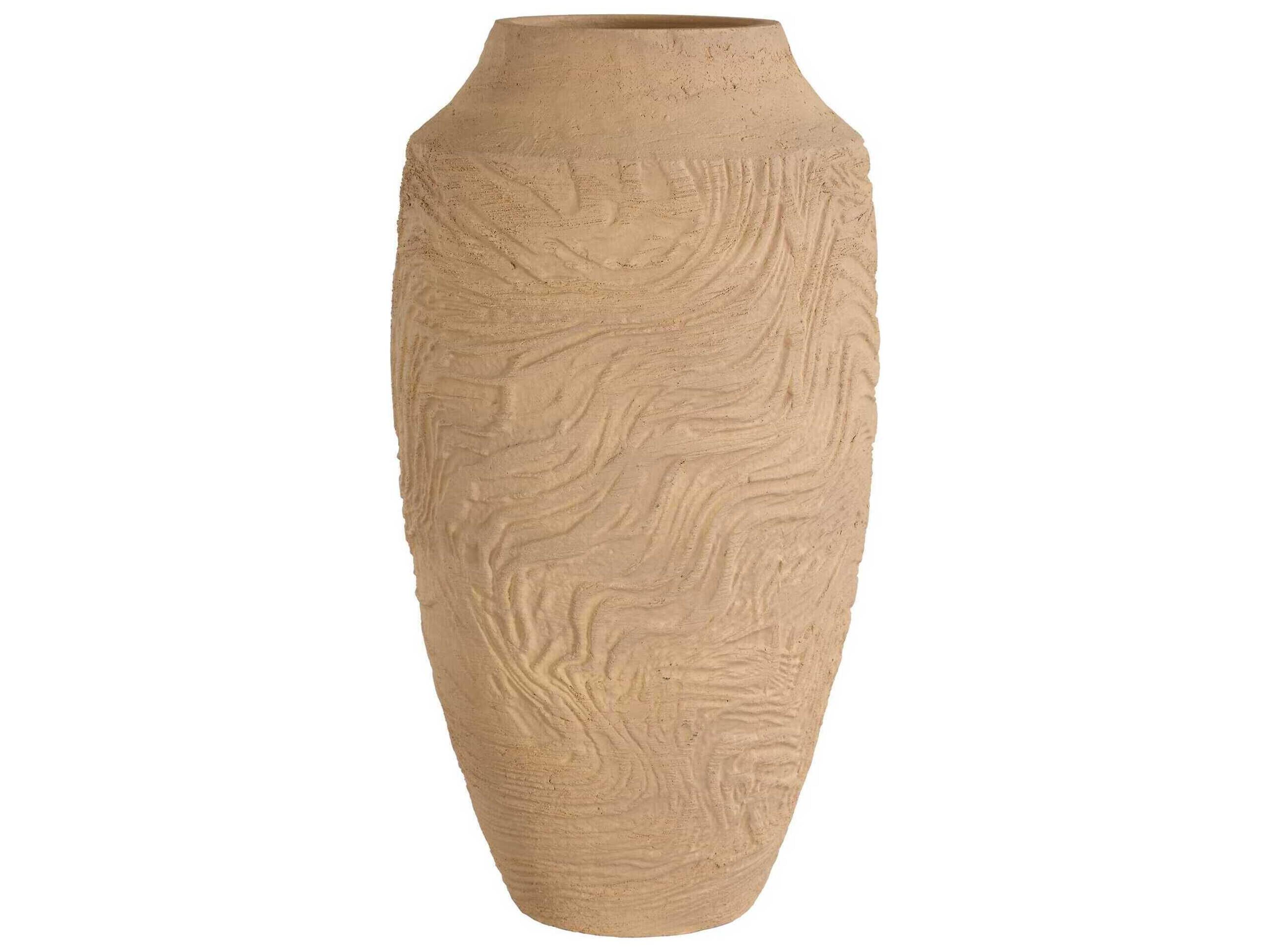 Uttermost Sandstone Flow Large Terracotta Vase