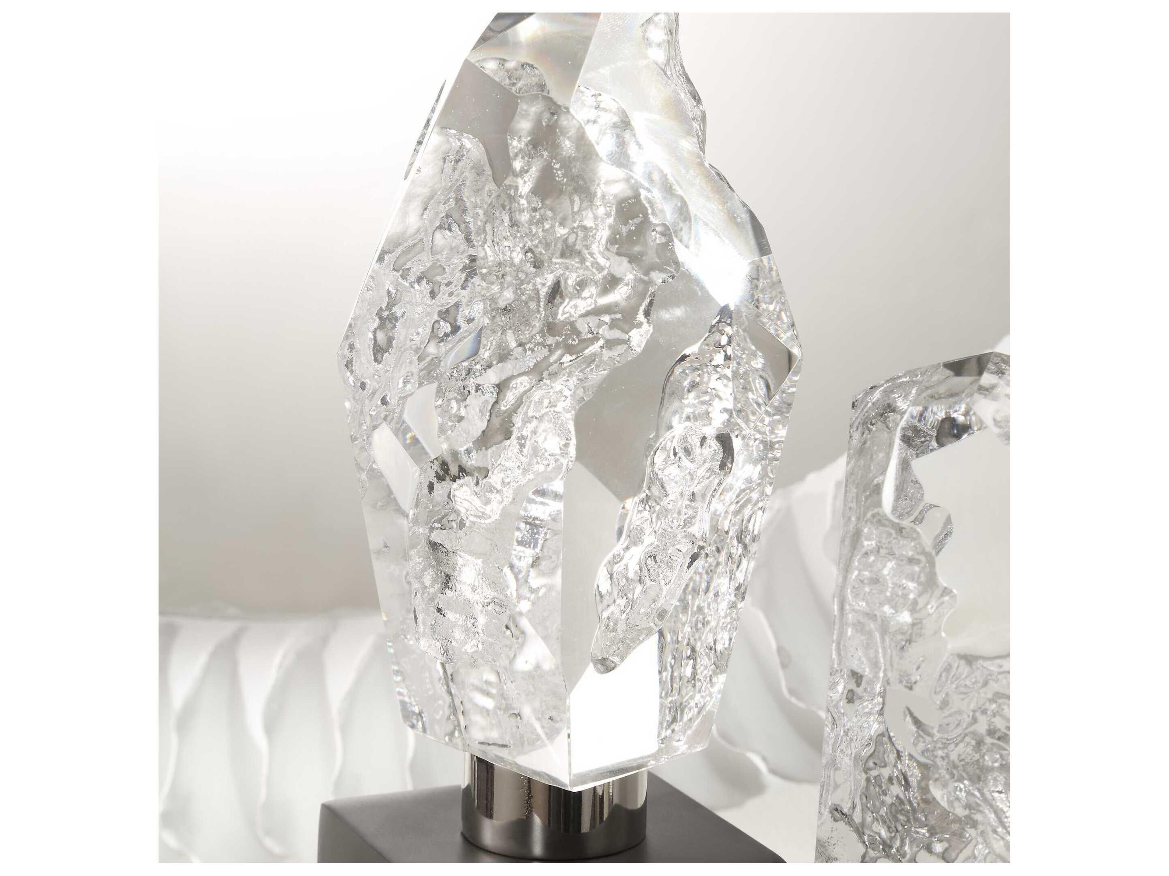 Uttermost Crystal Peak Sculptures Set of 2