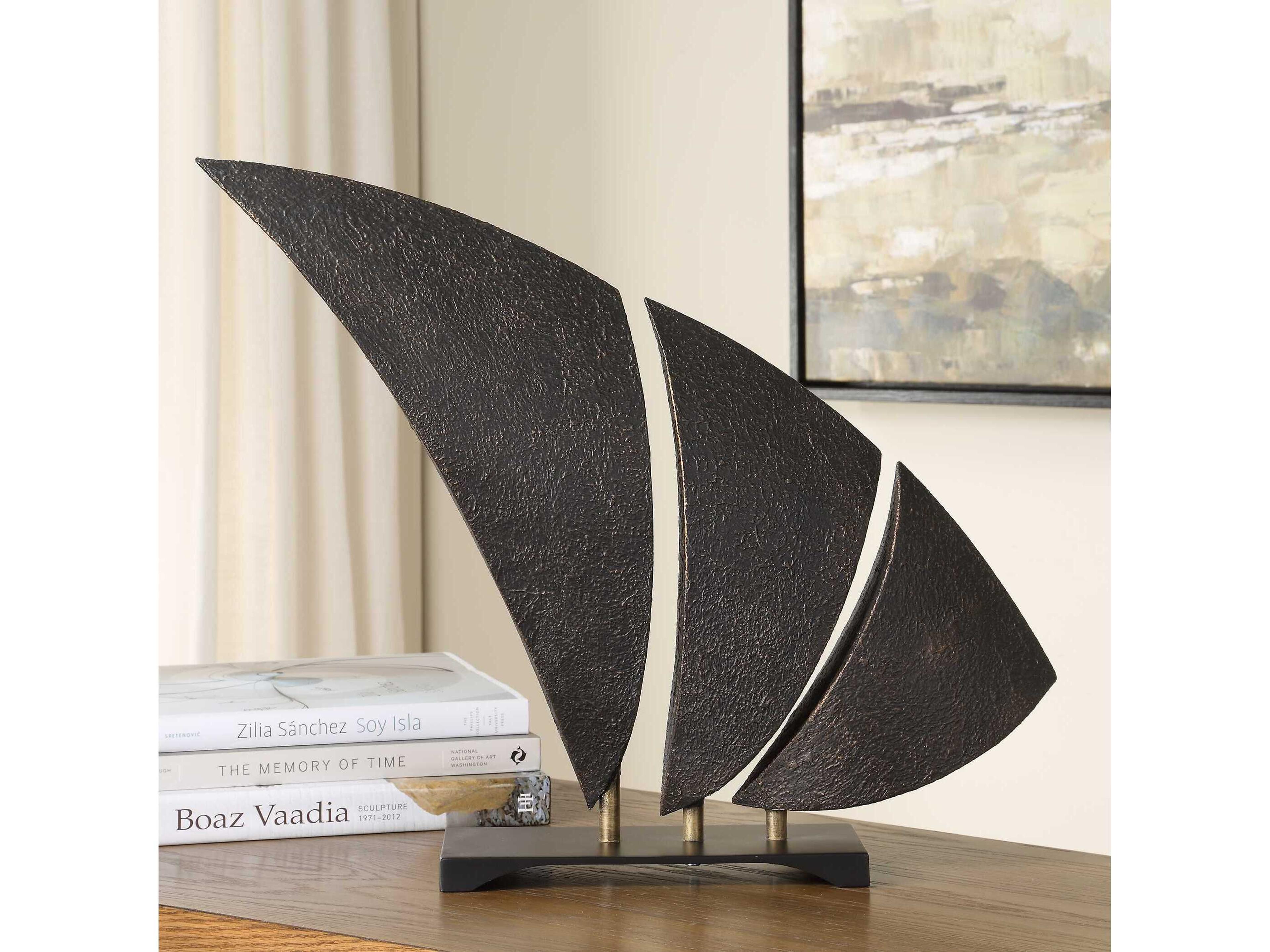 Uttermost Wind Crest Dark Bronze Sculpture