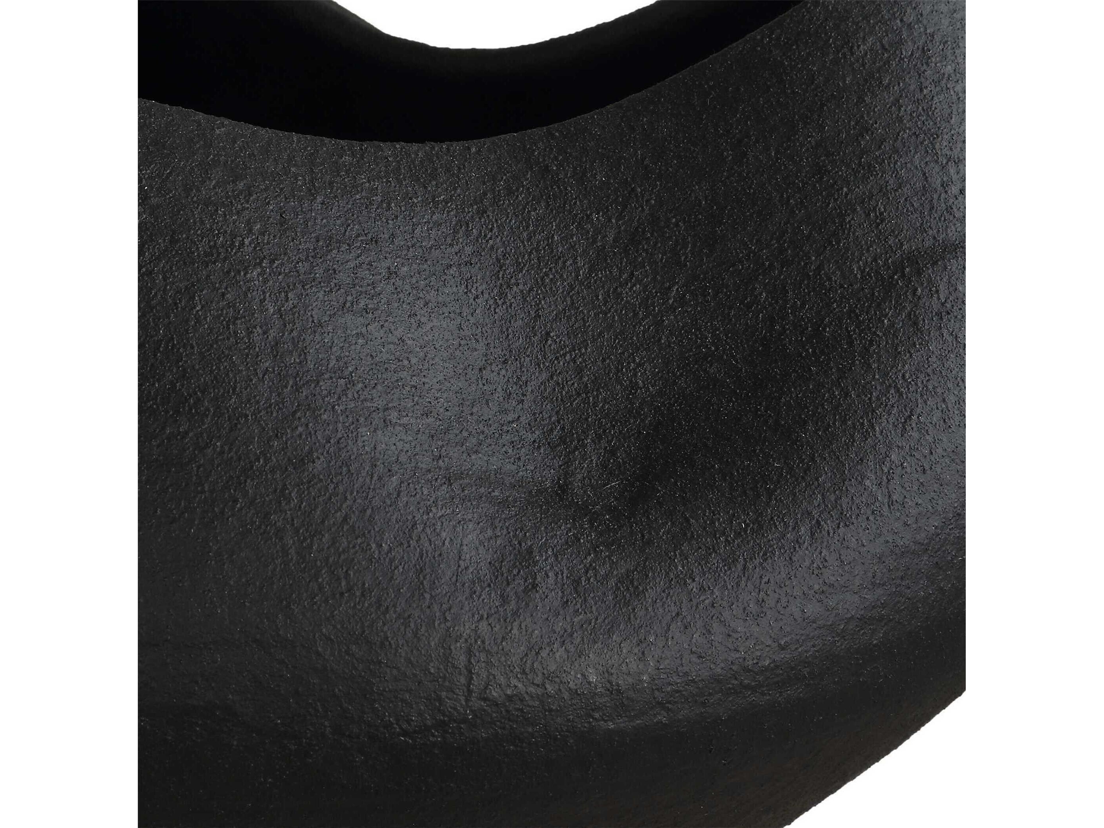 Uttermost Nocturne Matte Black Decorative Bowl