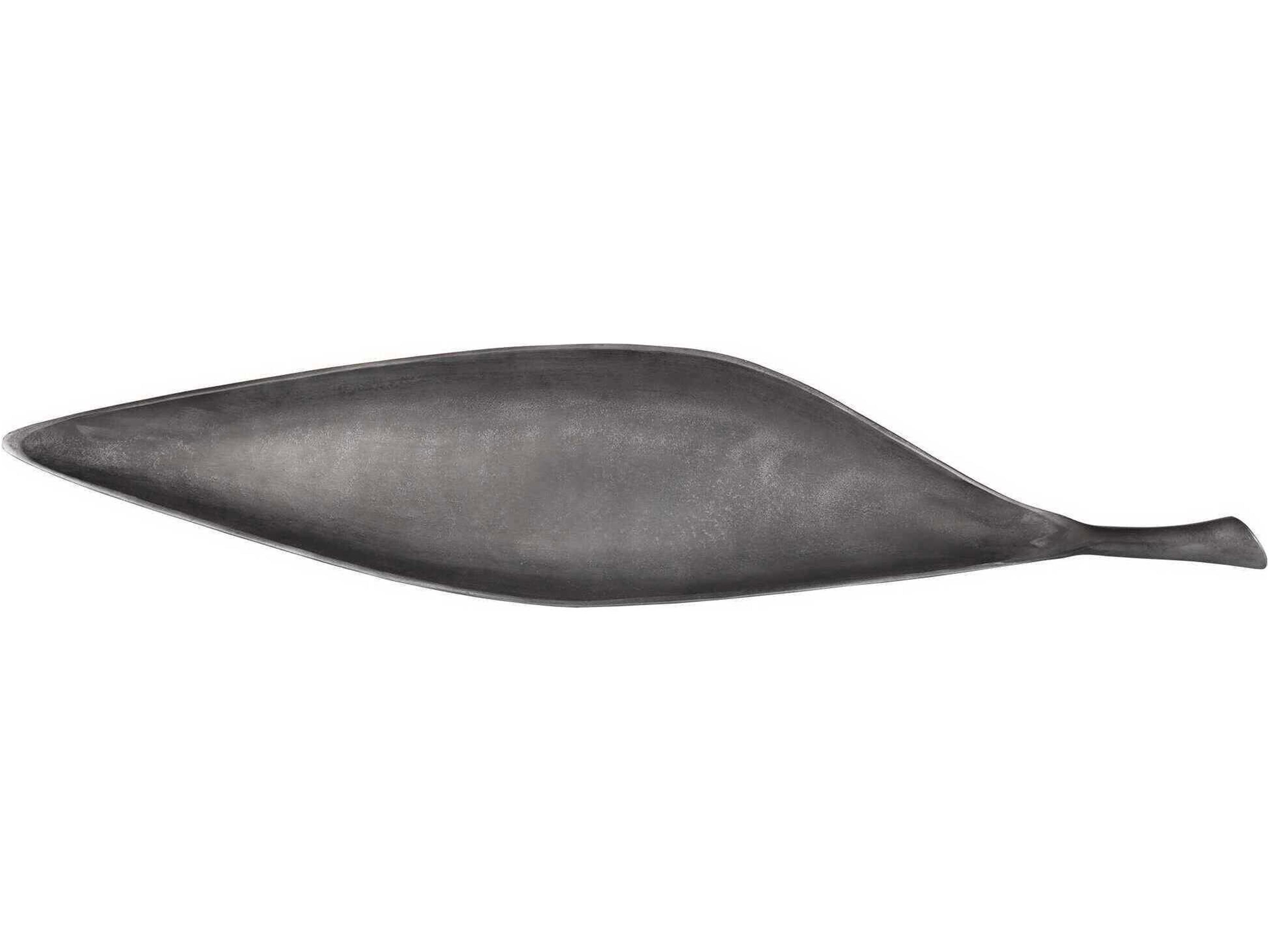 Uttermost Leaflet Dark Nickel Decorative Bowl