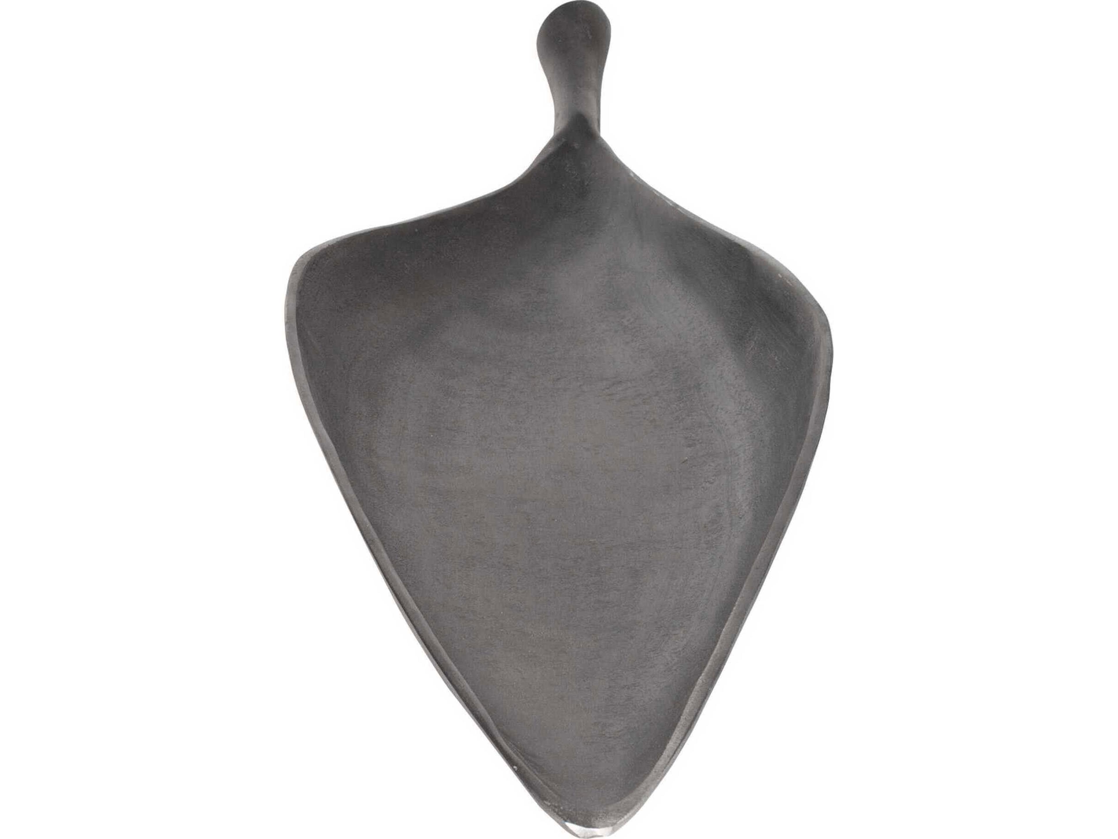 Uttermost Leaflet Dark Nickel Decorative Bowl