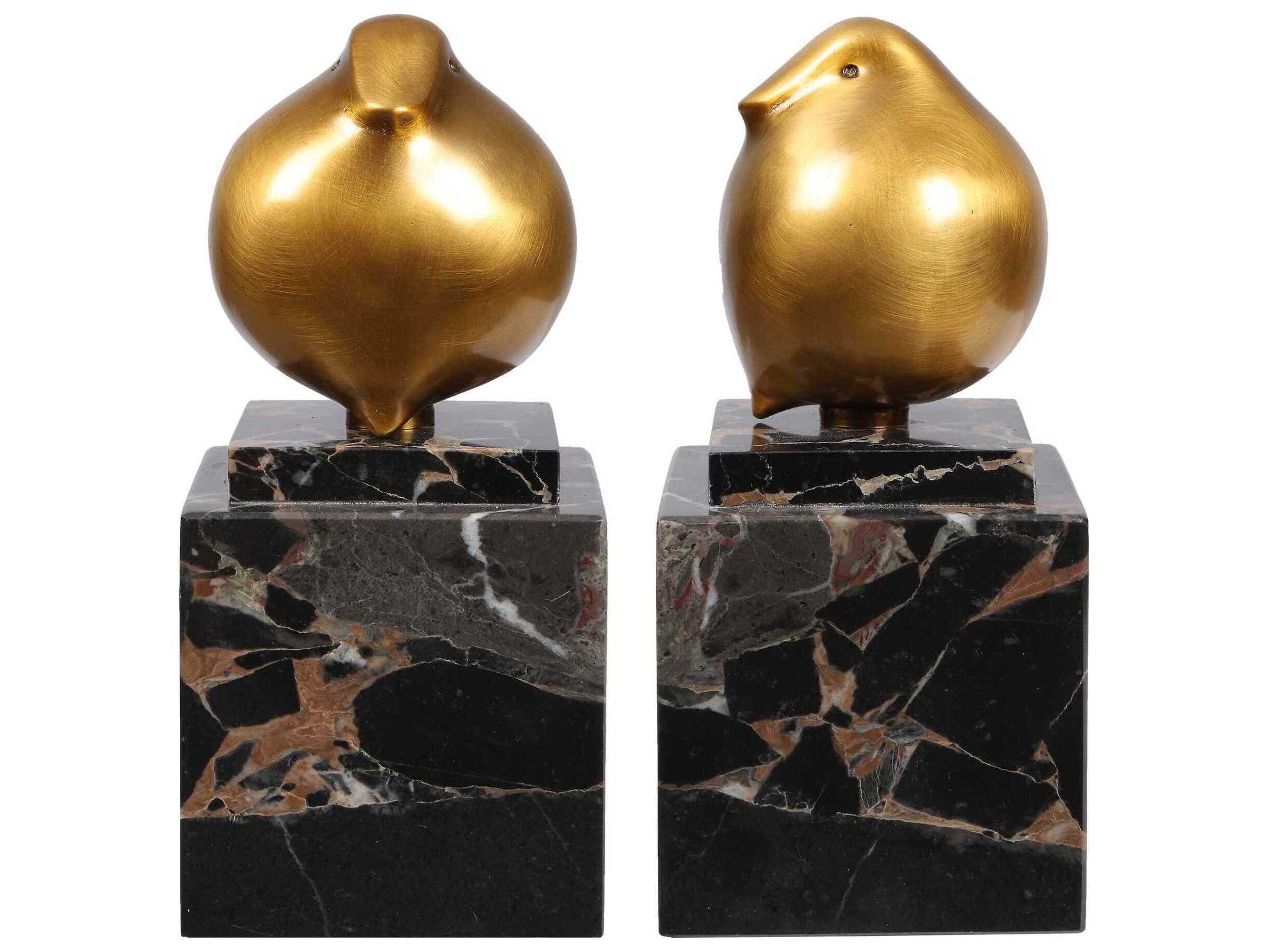 Uttermost Golden Finch Bird Figurines Set of 2