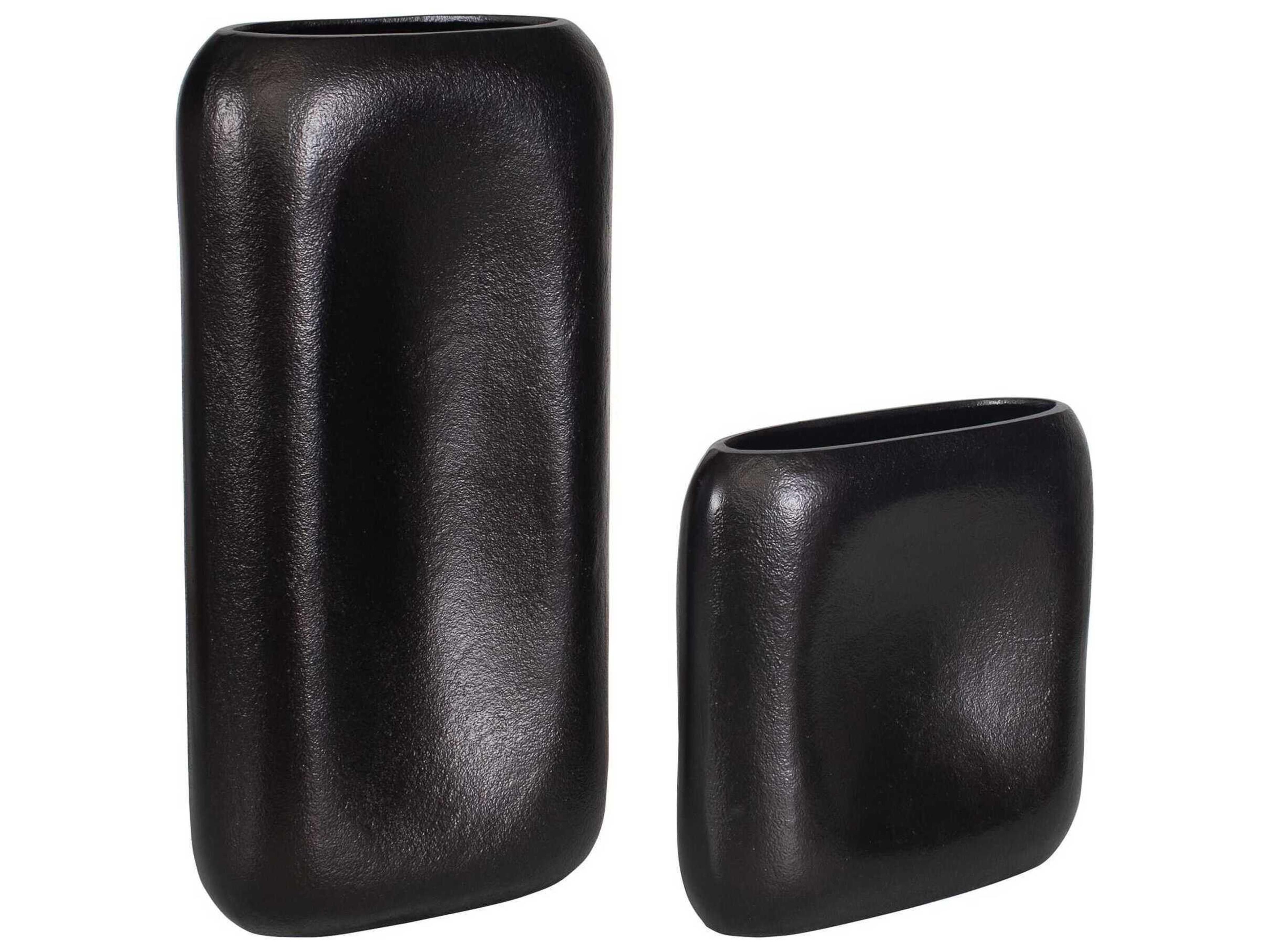 Uttermost Anodic Dark Brown Vases Set of 2