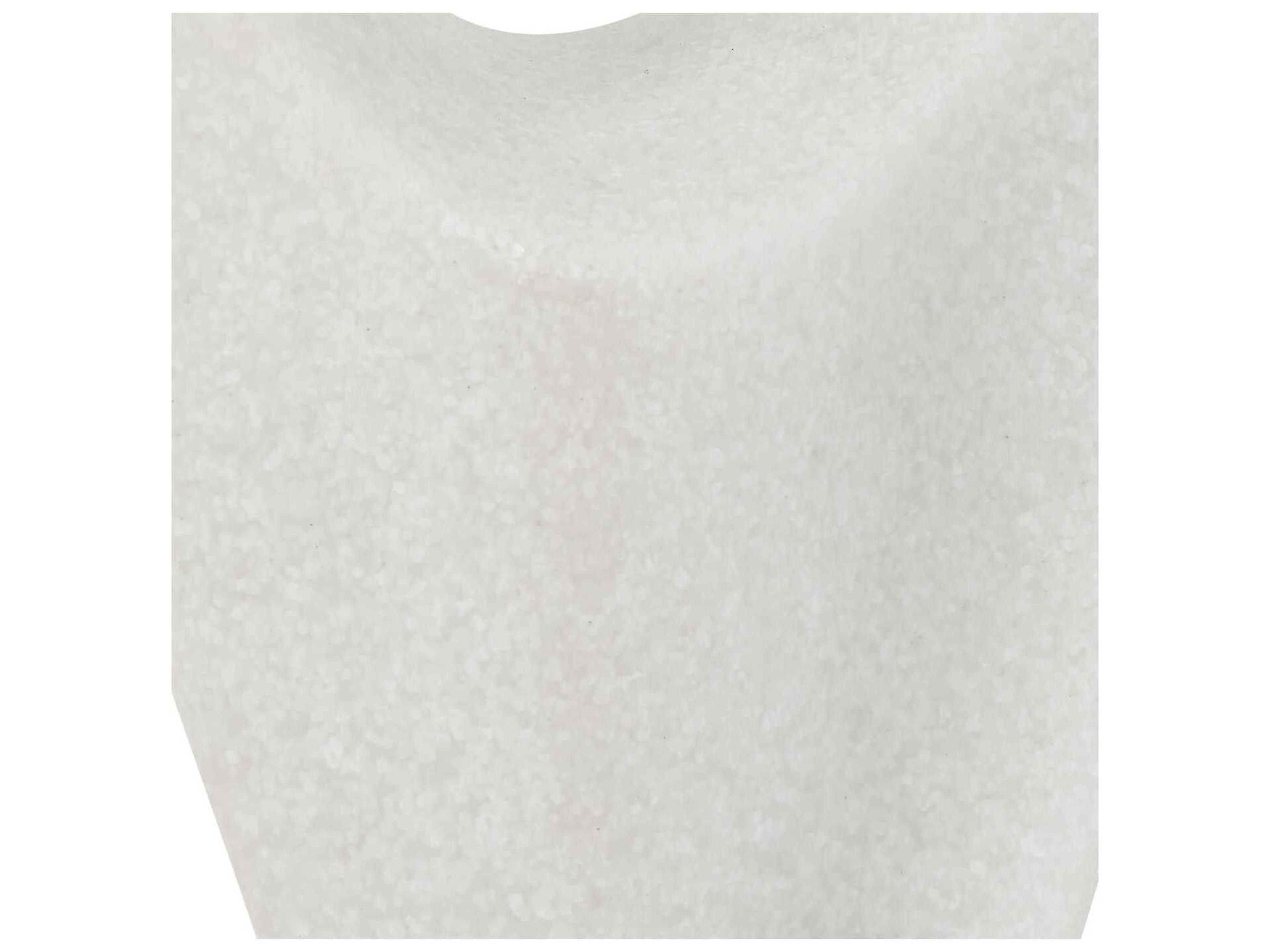 Uttermost Fluid Drop White Stone Sculpture