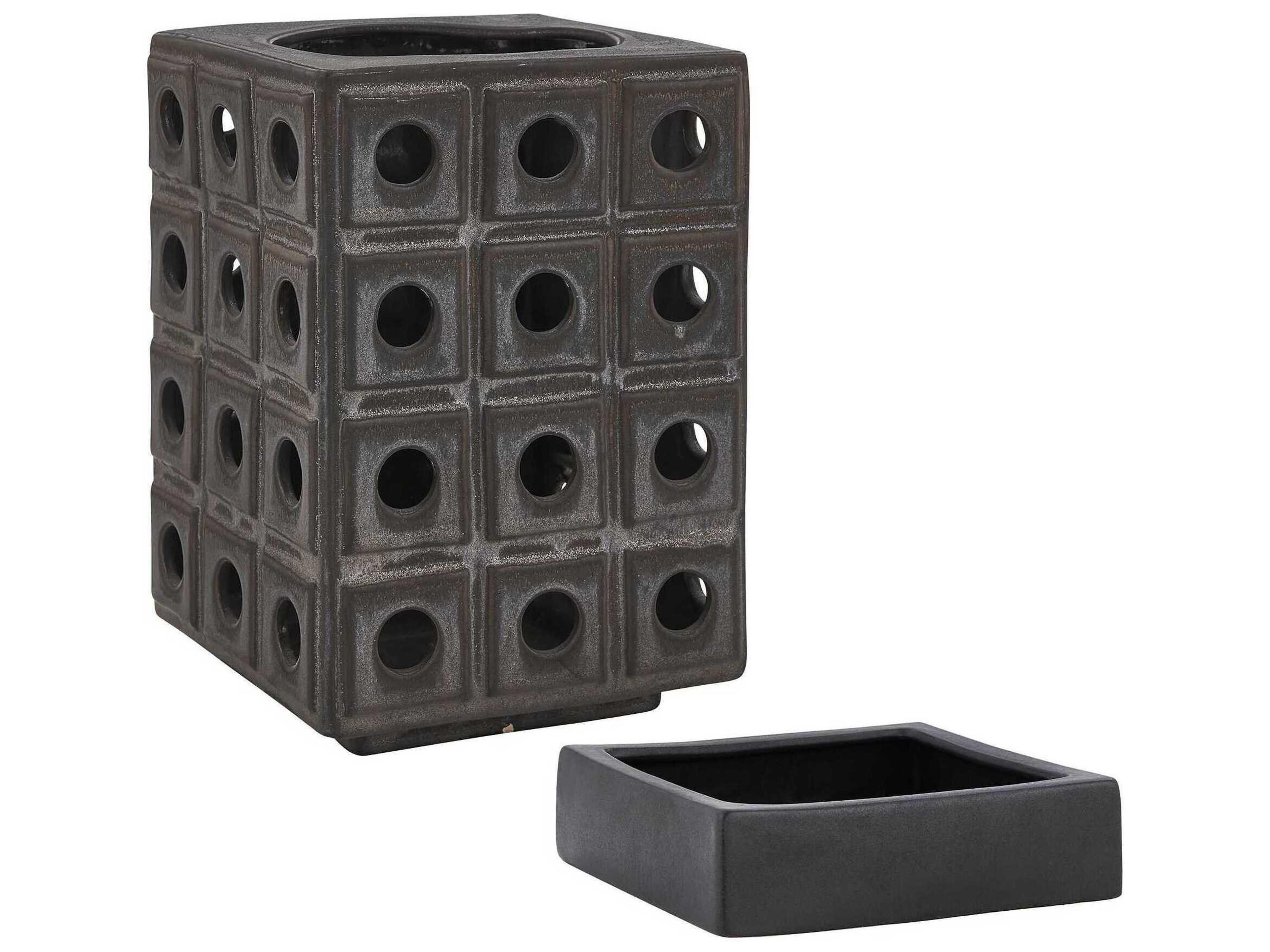 Uttermost Lattice Lantern Candleholder