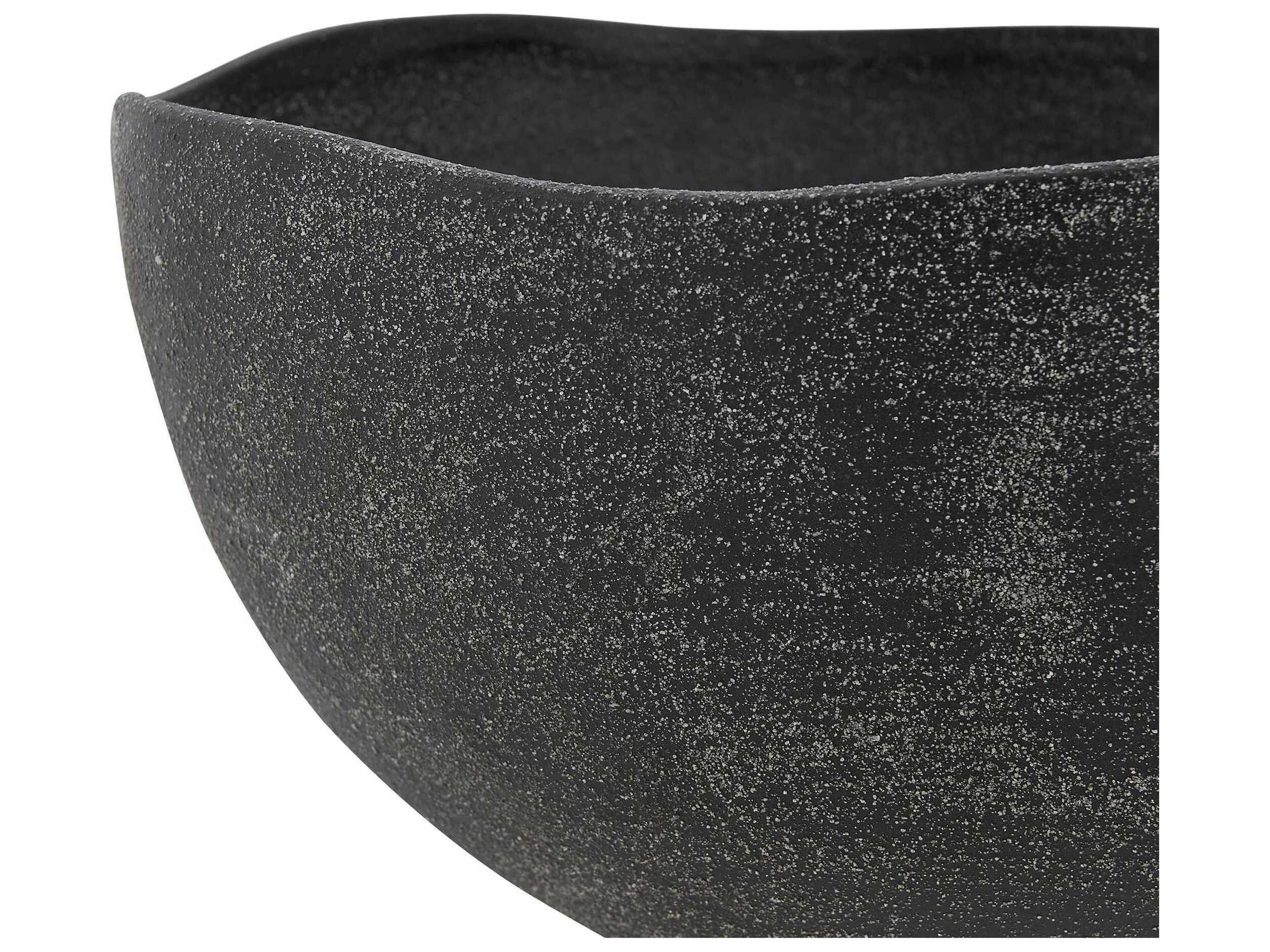 Uttermost Komorebi Black Decorative Bowl