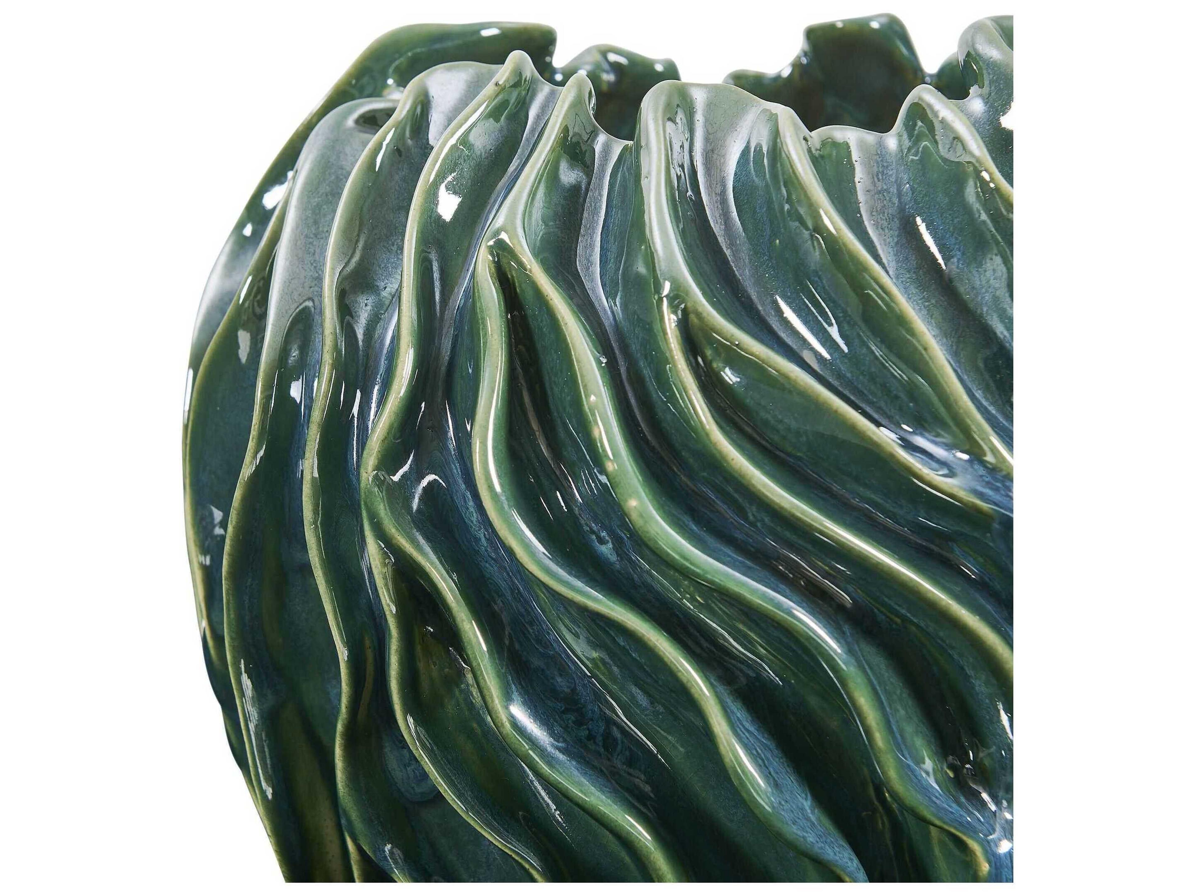 Uttermost Veridian Ridge Vases Set of 2