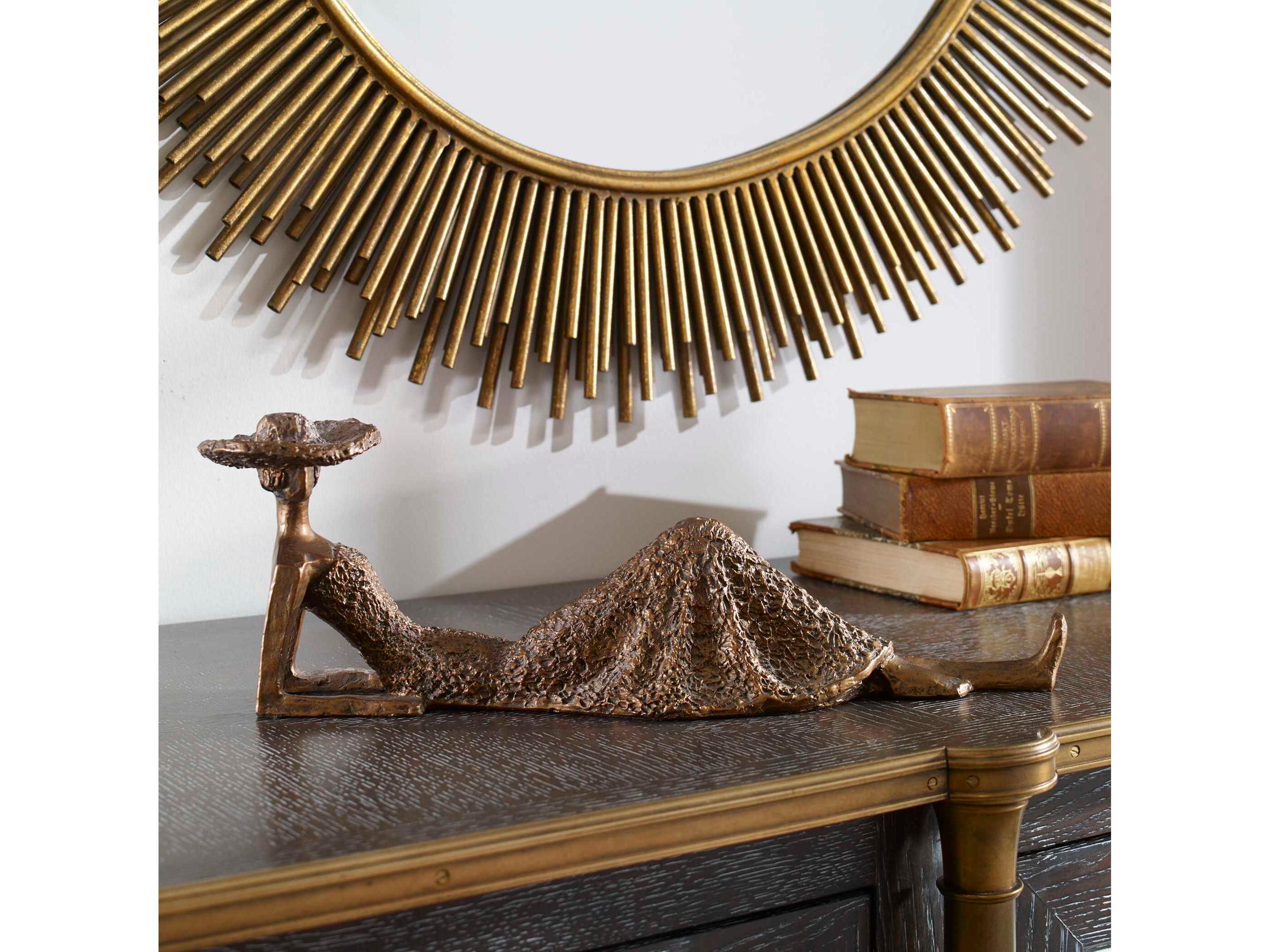 Uttermost Summer Days Antique Bronze Sculpture