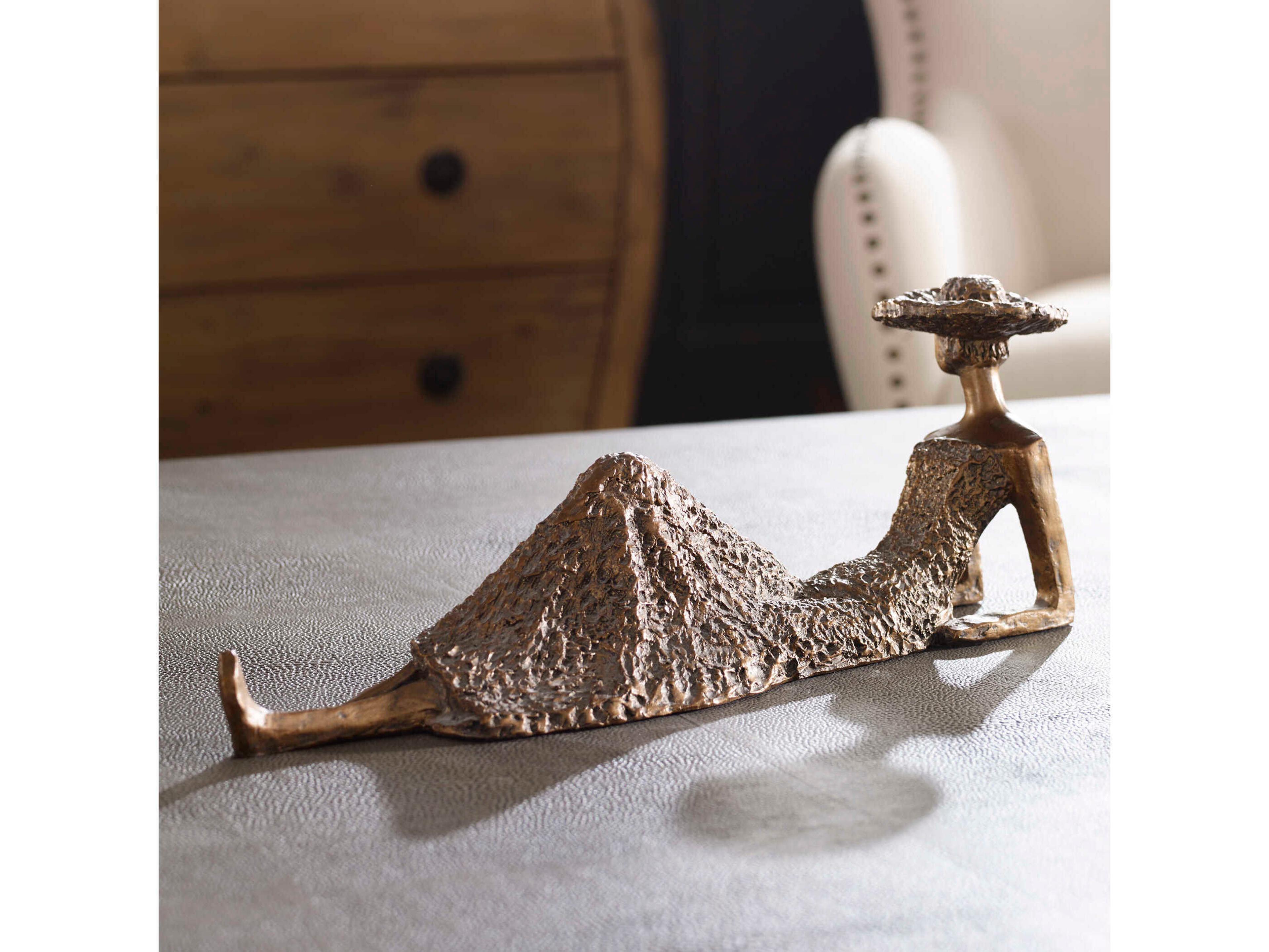 Uttermost Summer Days Antique Bronze Sculpture