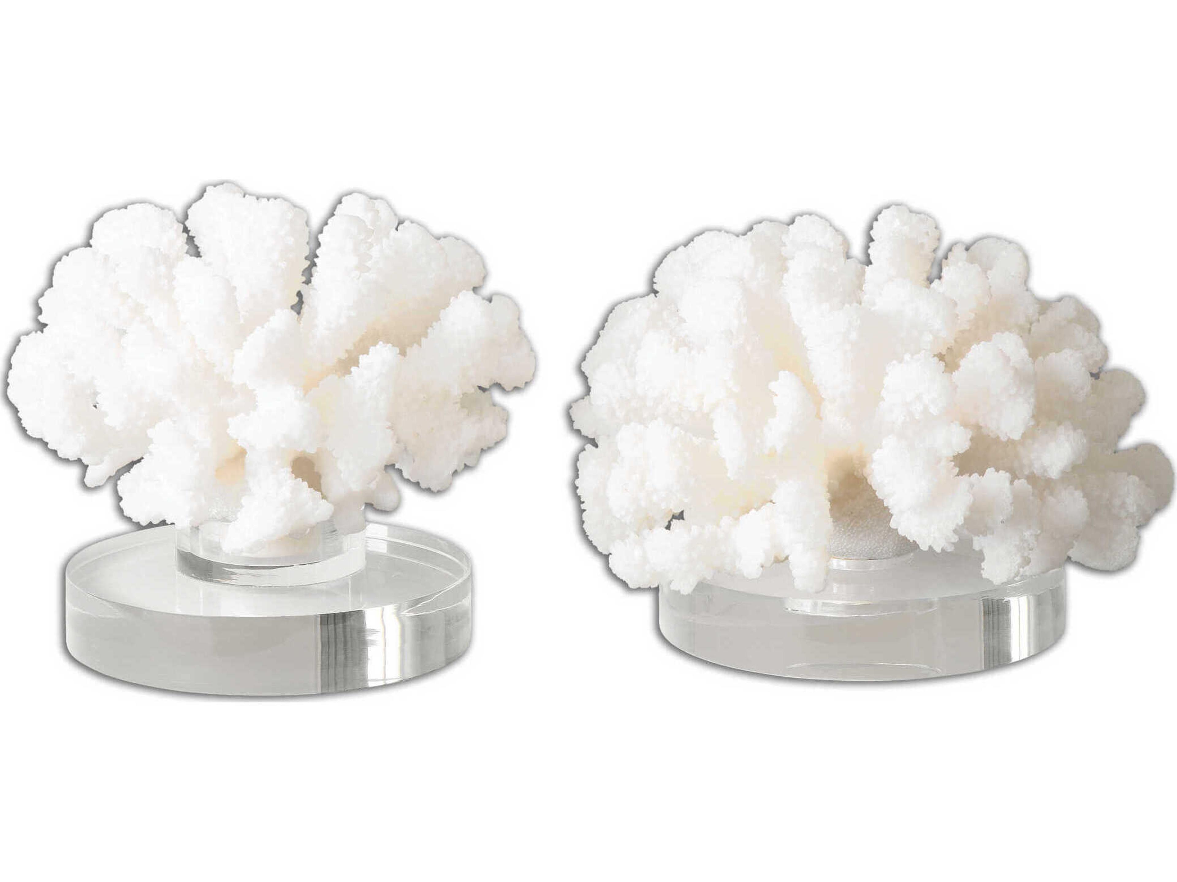 Uttermost Hard Coral Sculptures Set of 2