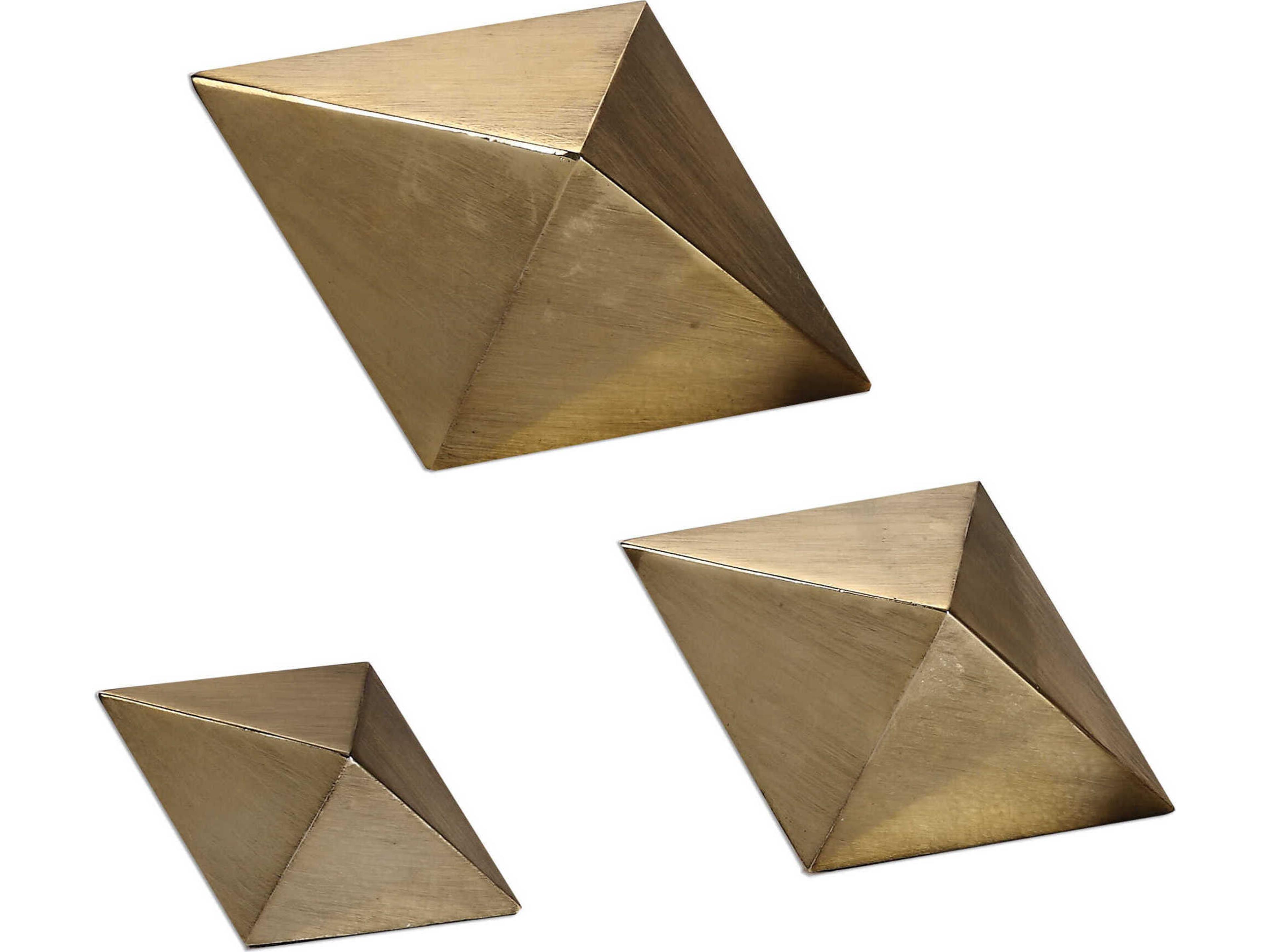 Uttermost Barnum Tarnished Copper Cans Set of 2