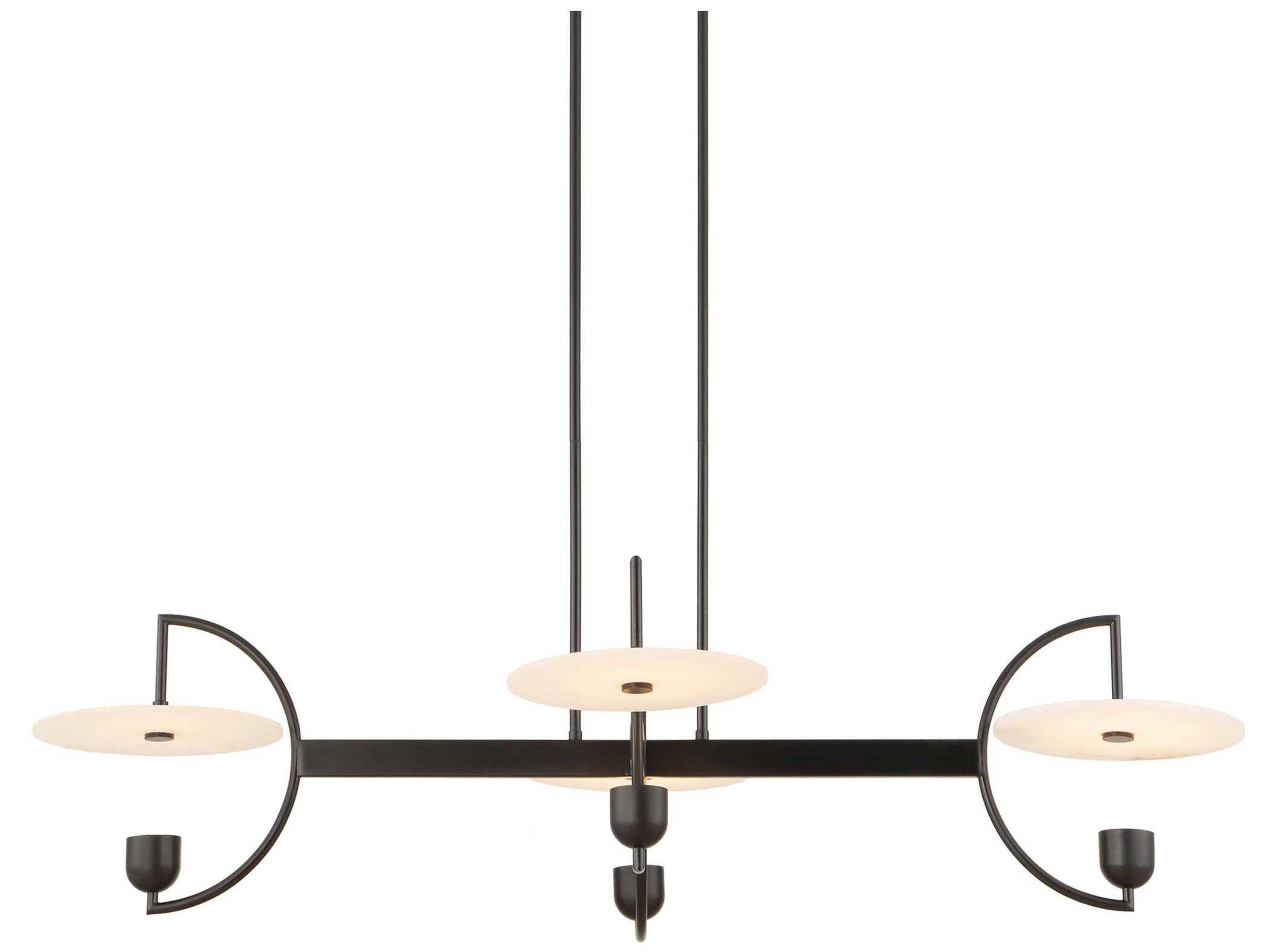 Kyoto 4-Light Matte Black Island Pendant