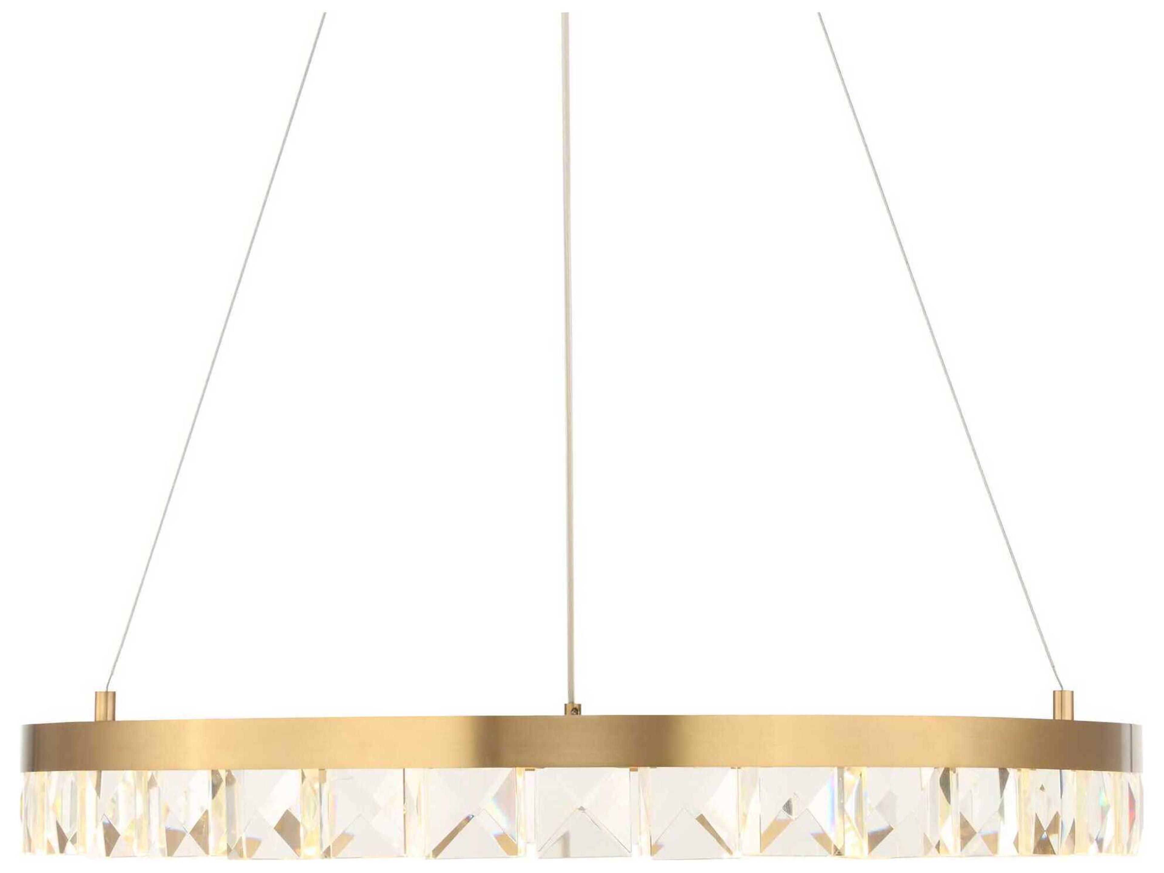Uttermost Segovia Warm Brass Round Pendant