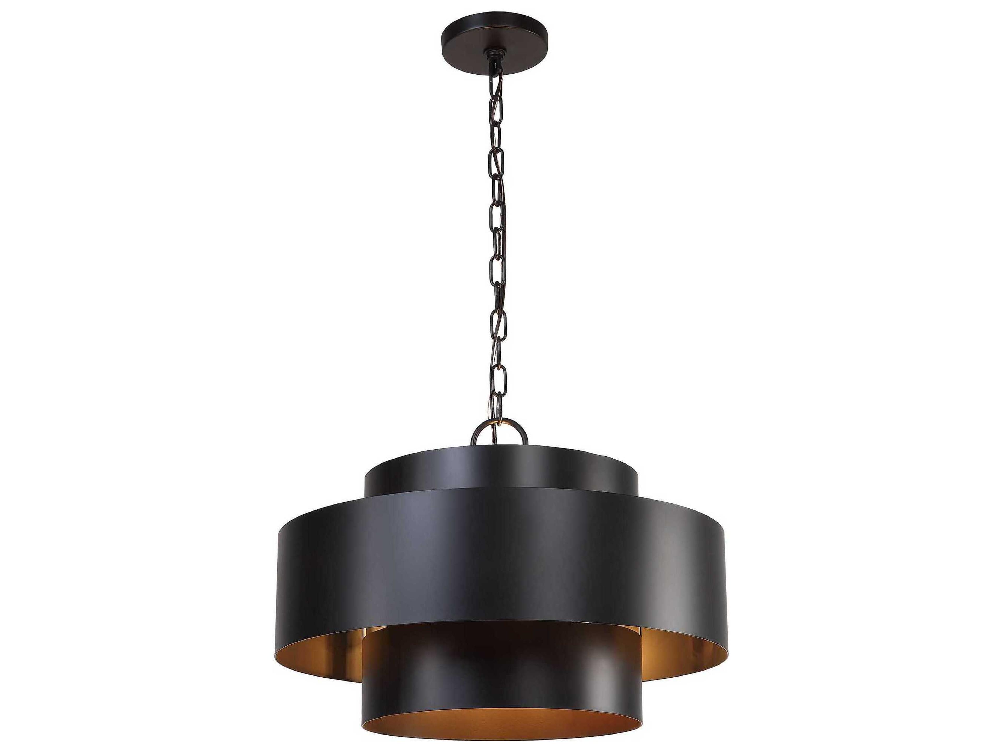 Uttermost 4-Light Dark Bronze Pendant