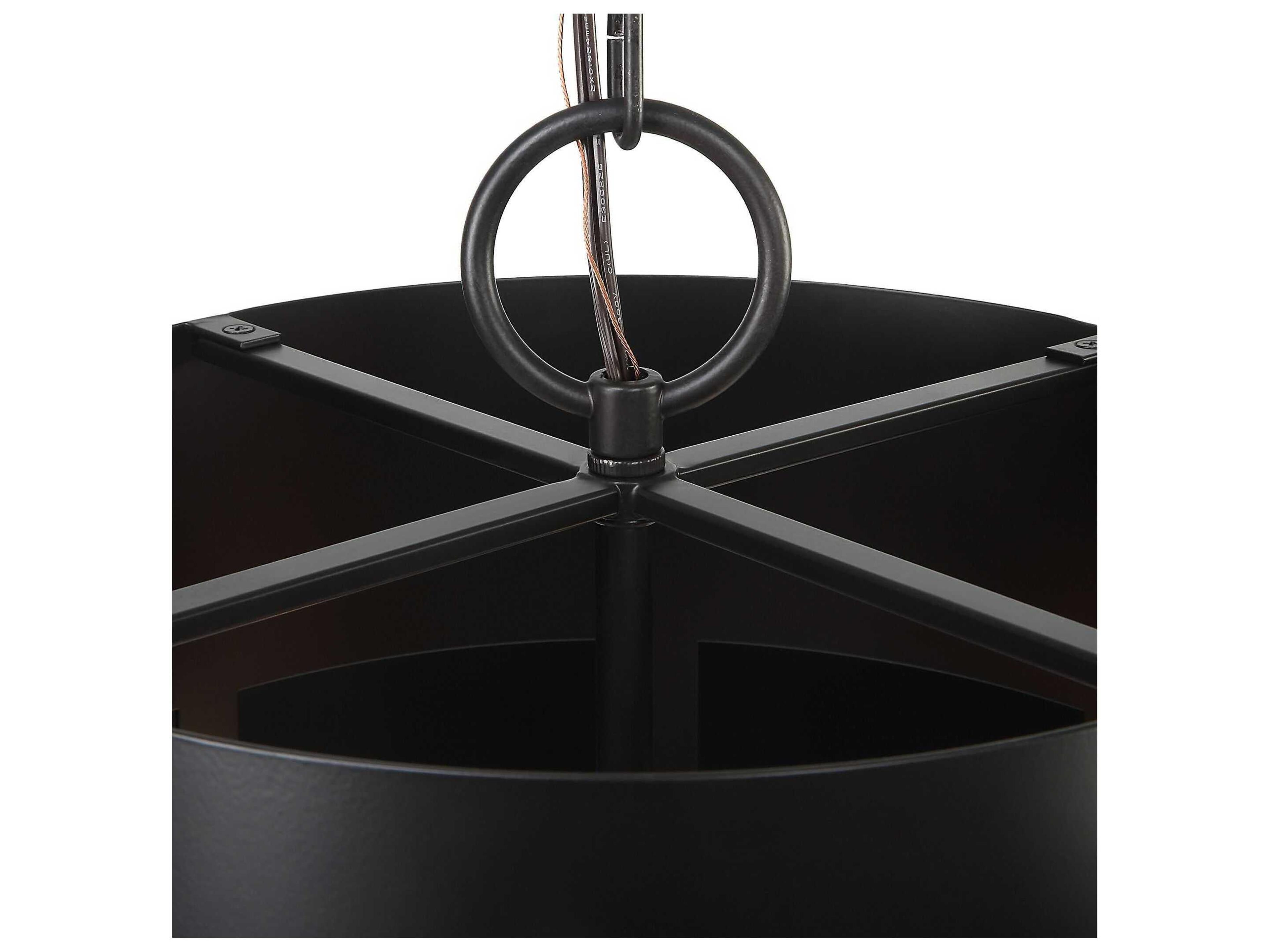 Uttermost 4-Light Dark Bronze Pendant