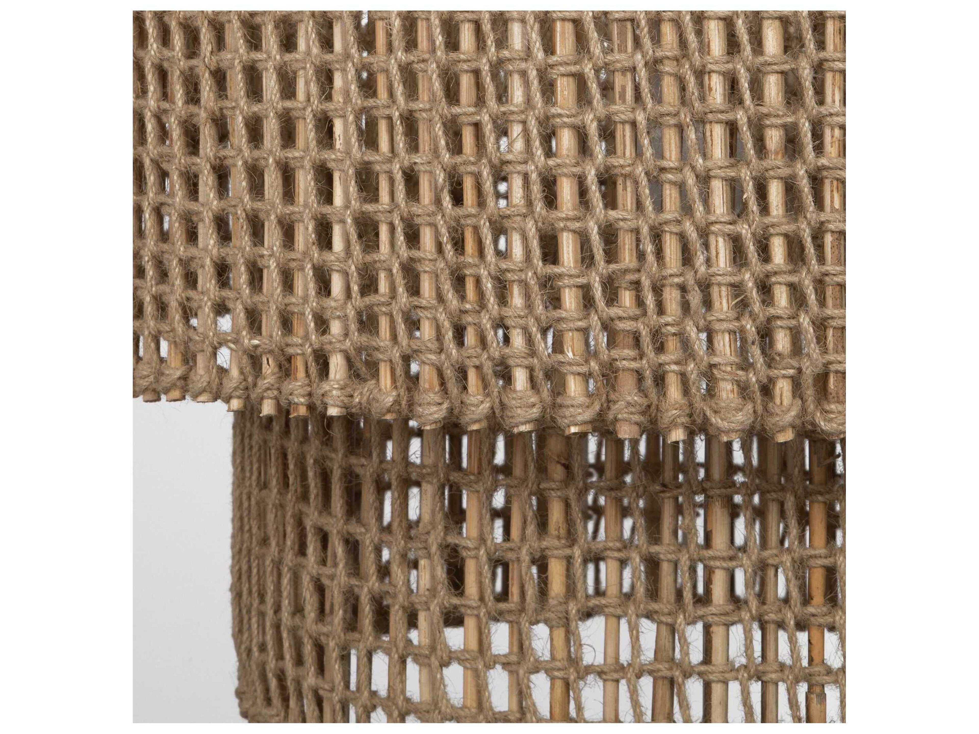 Uttermost 1-Light Antique Brass Brown Tiered Pendant