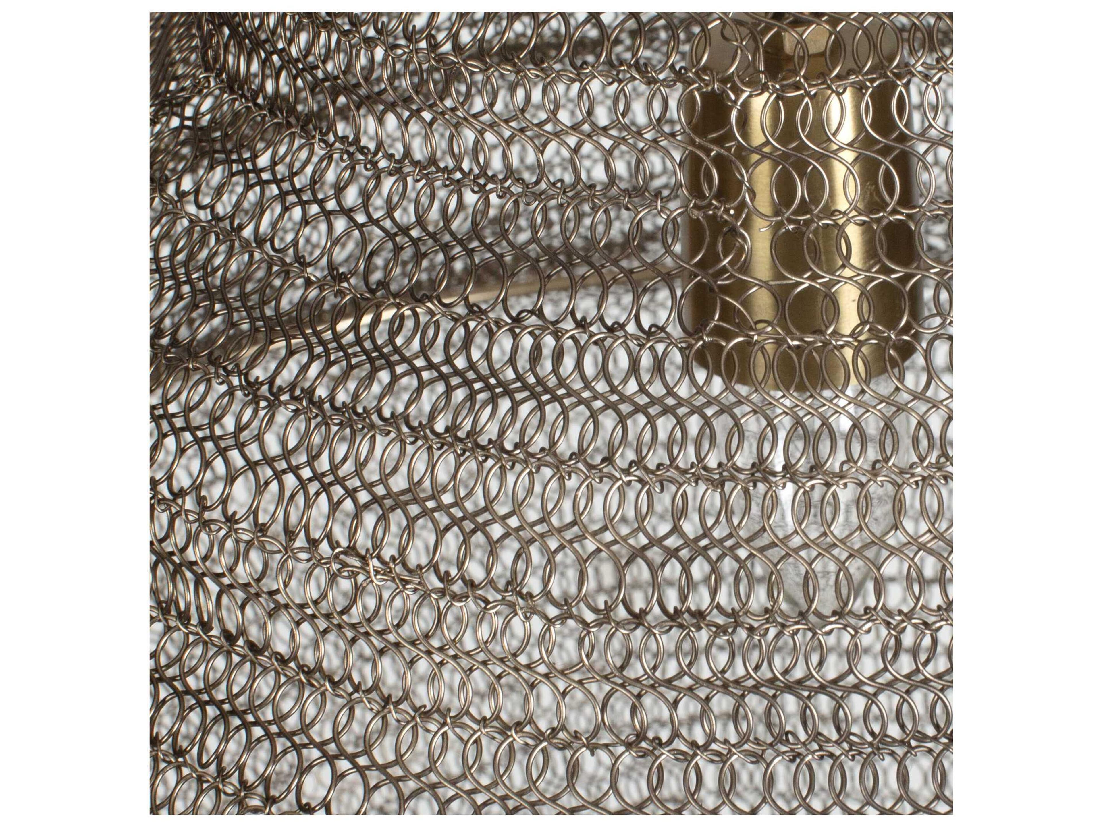 Uttermost Sigh 1-Light Antique Brass Pendant