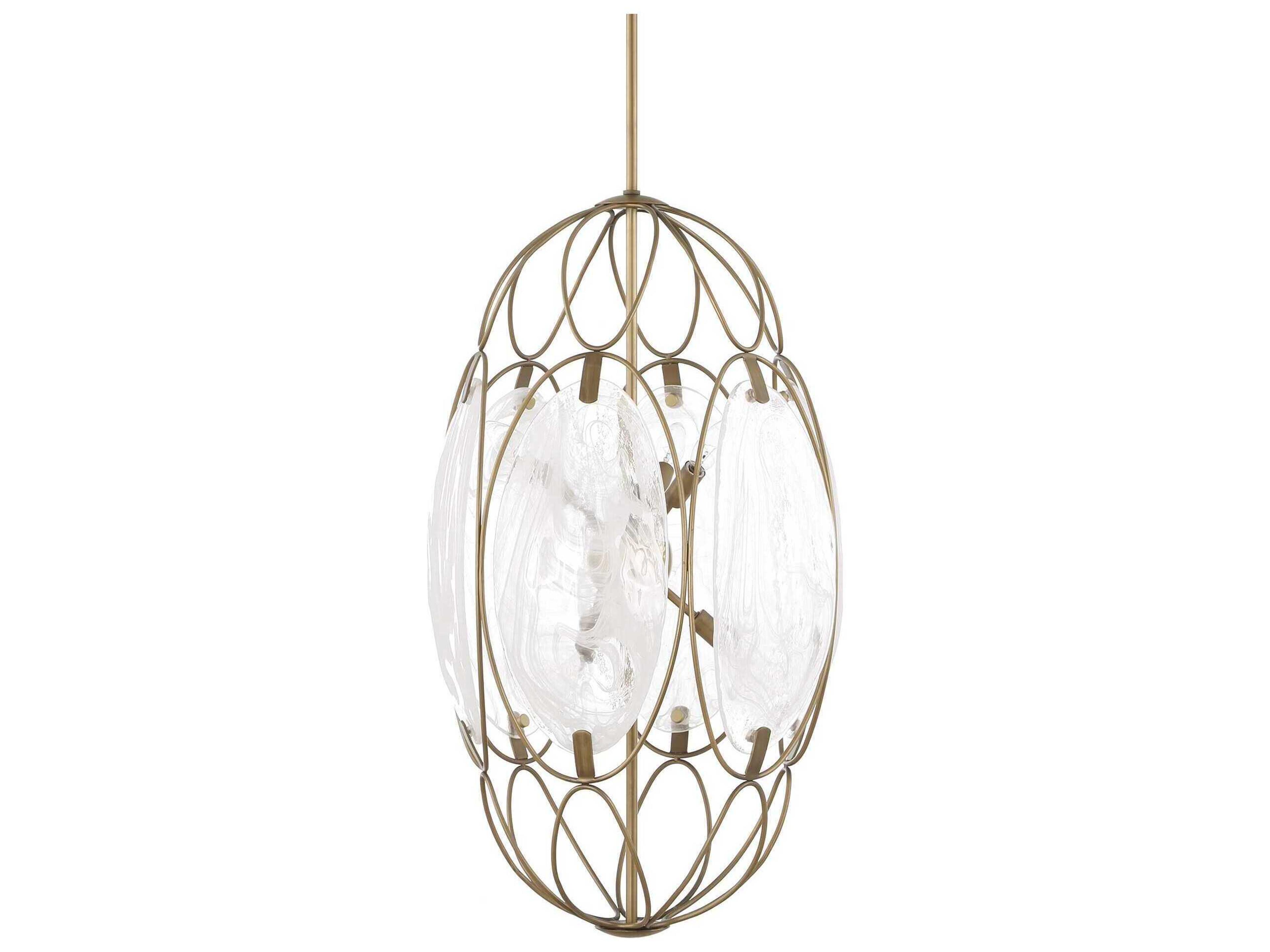 Uttermost Valencia 6-Light Soft Gold Pendant