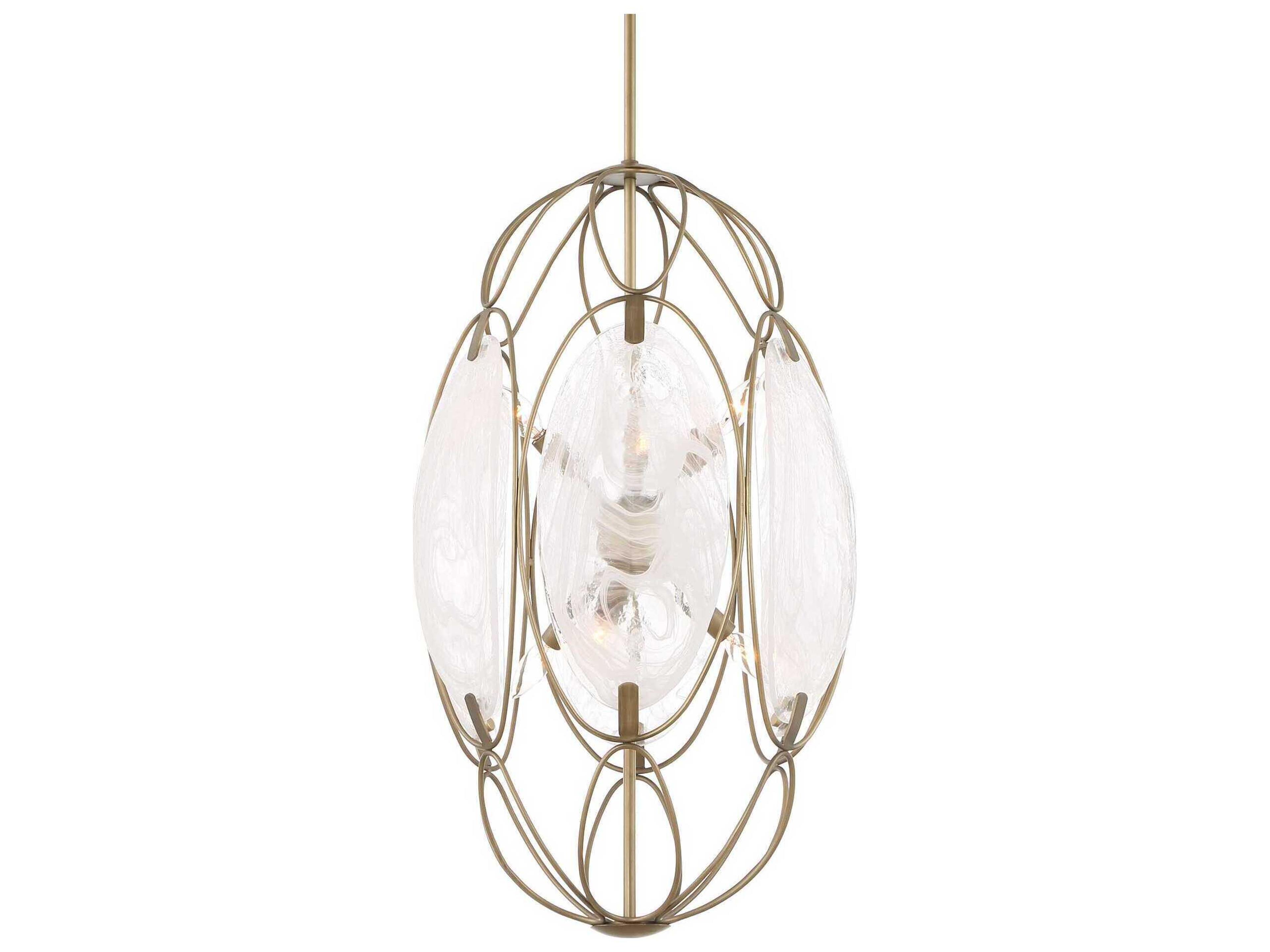 Uttermost Valencia 6-Light Soft Gold Pendant