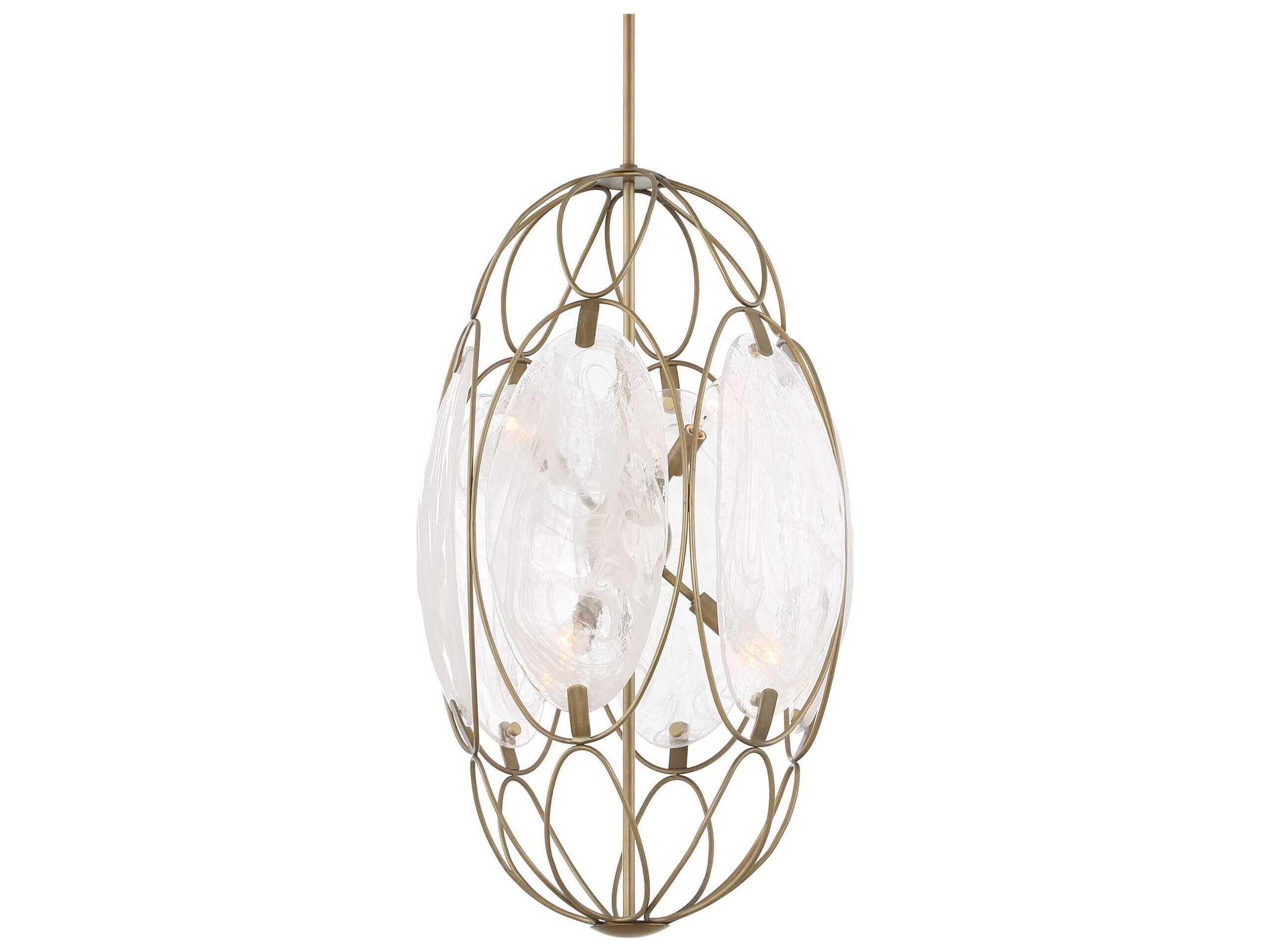 Uttermost Valencia 6-Light Soft Gold Pendant
