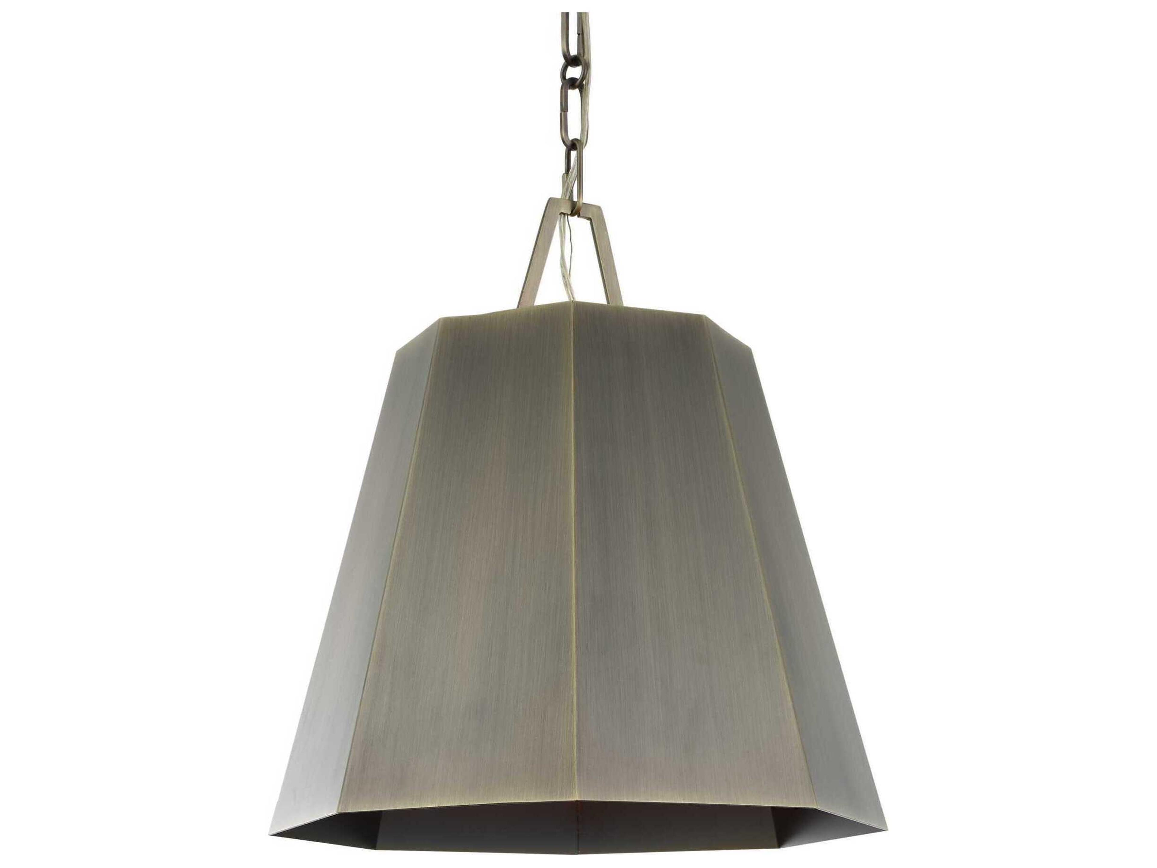 Uttermost Granada 1-Light Weathered Brass Pendant