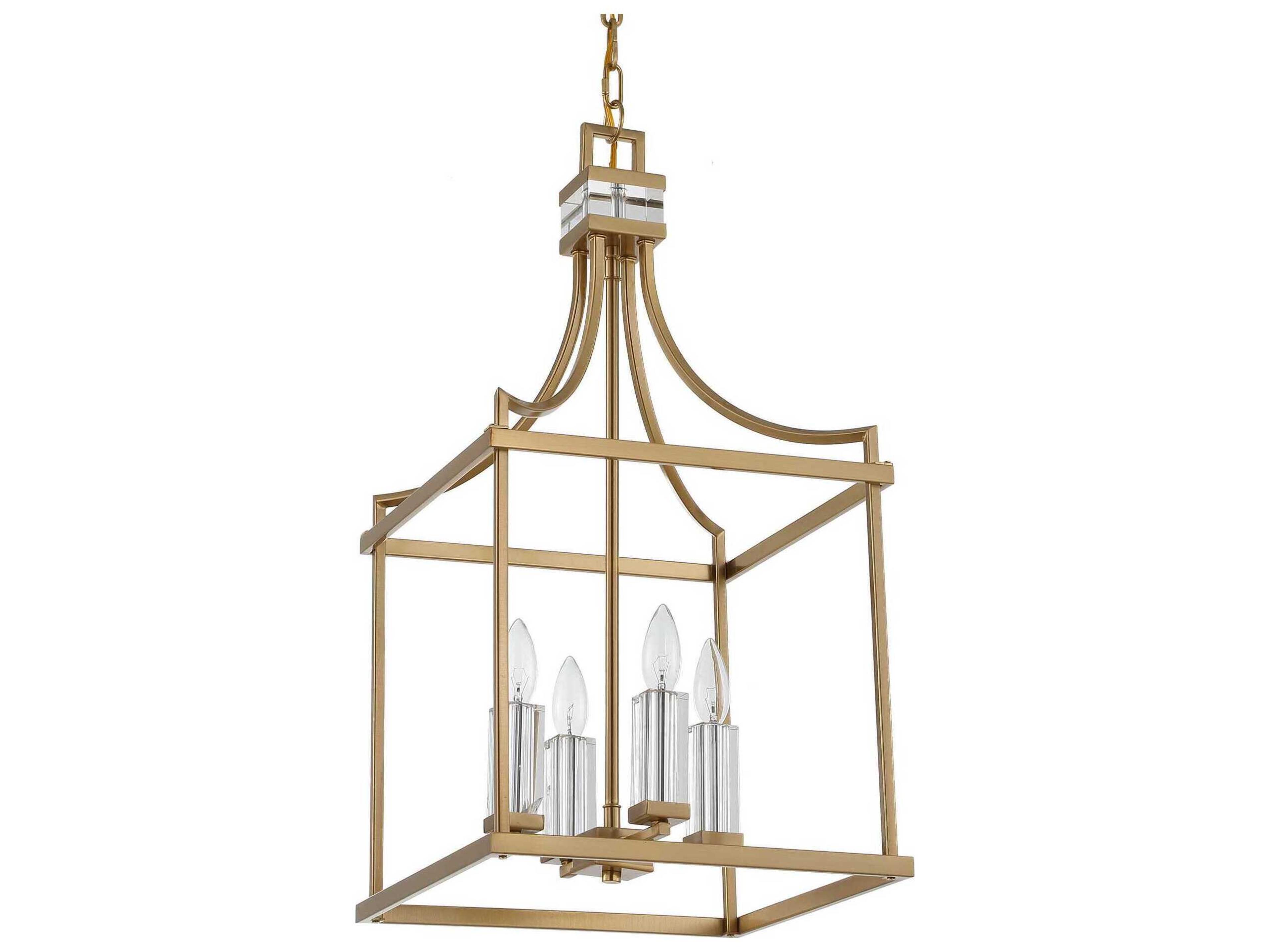 Uttermost Montreal 4-Light Warm Brass Pendant