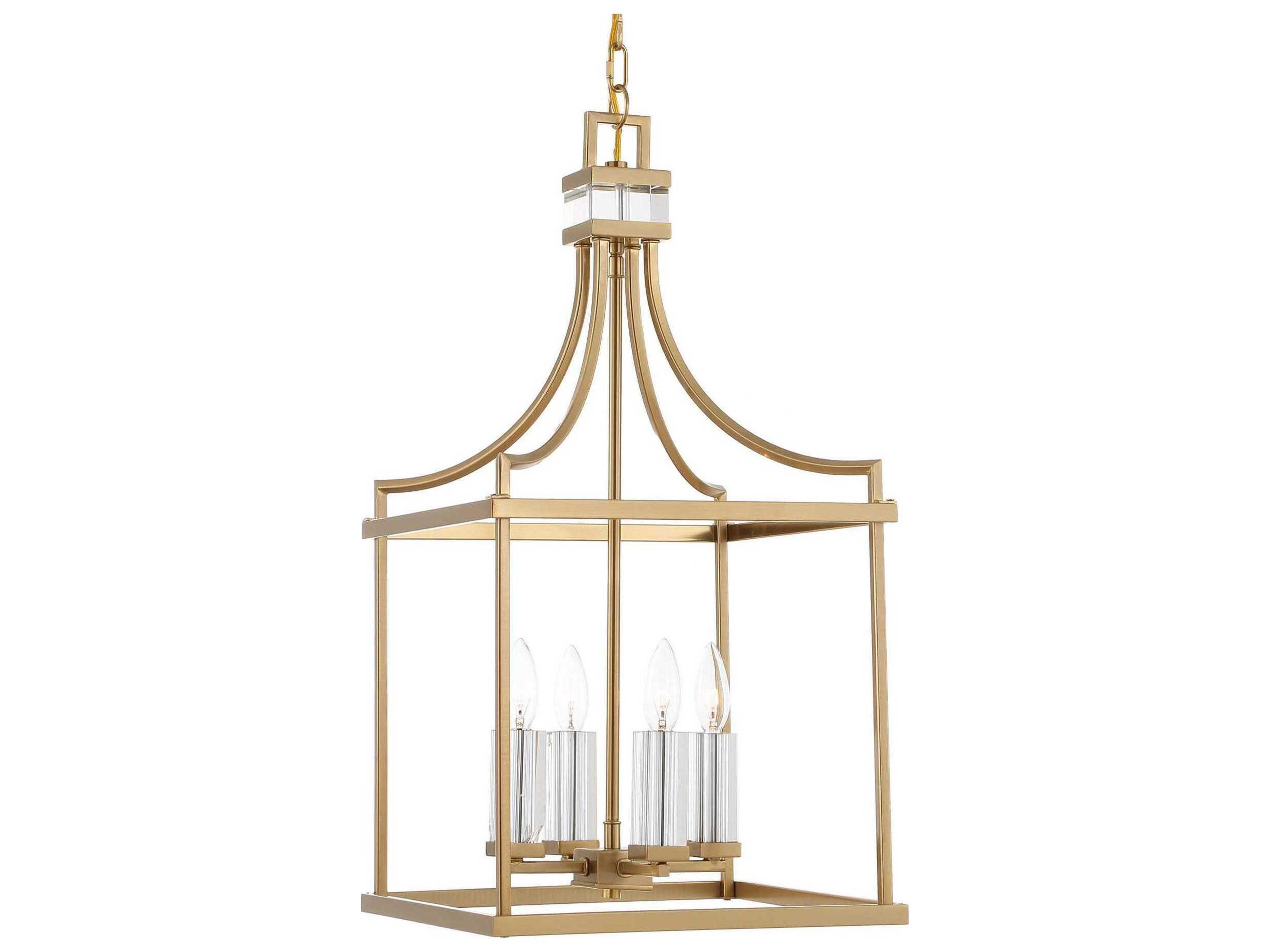 Uttermost Montreal 4-Light Warm Brass Pendant