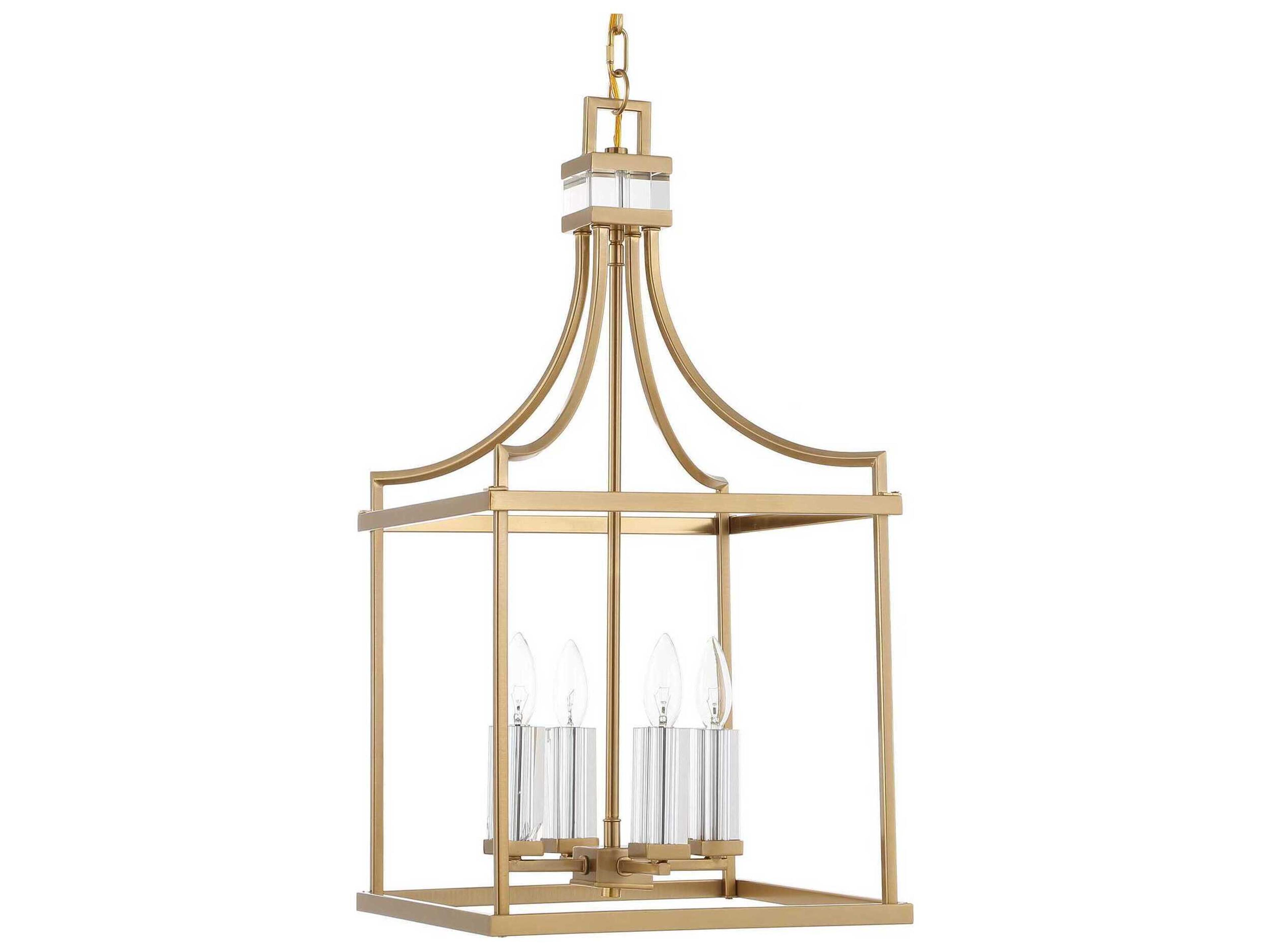 Uttermost Montreal 4-Light Warm Brass Pendant