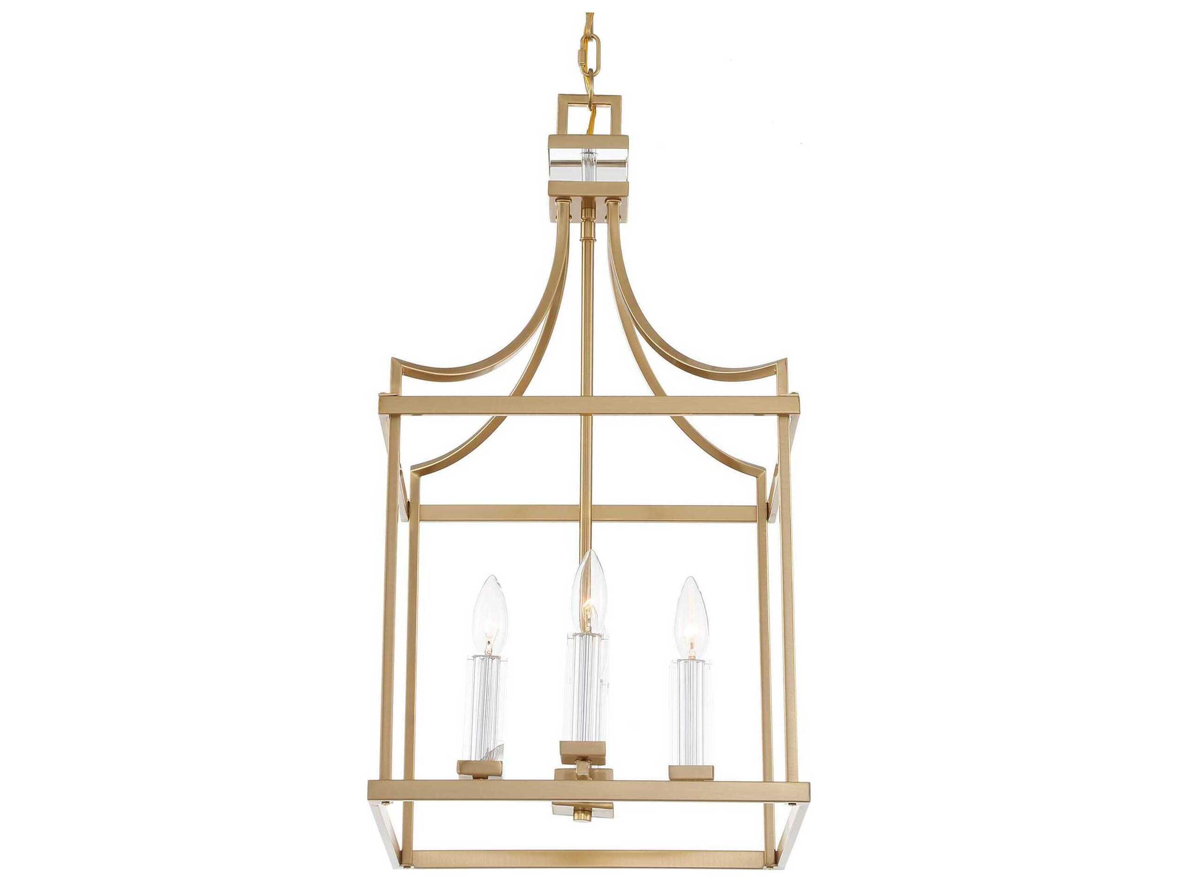 Uttermost Montreal 4-Light Warm Brass Pendant