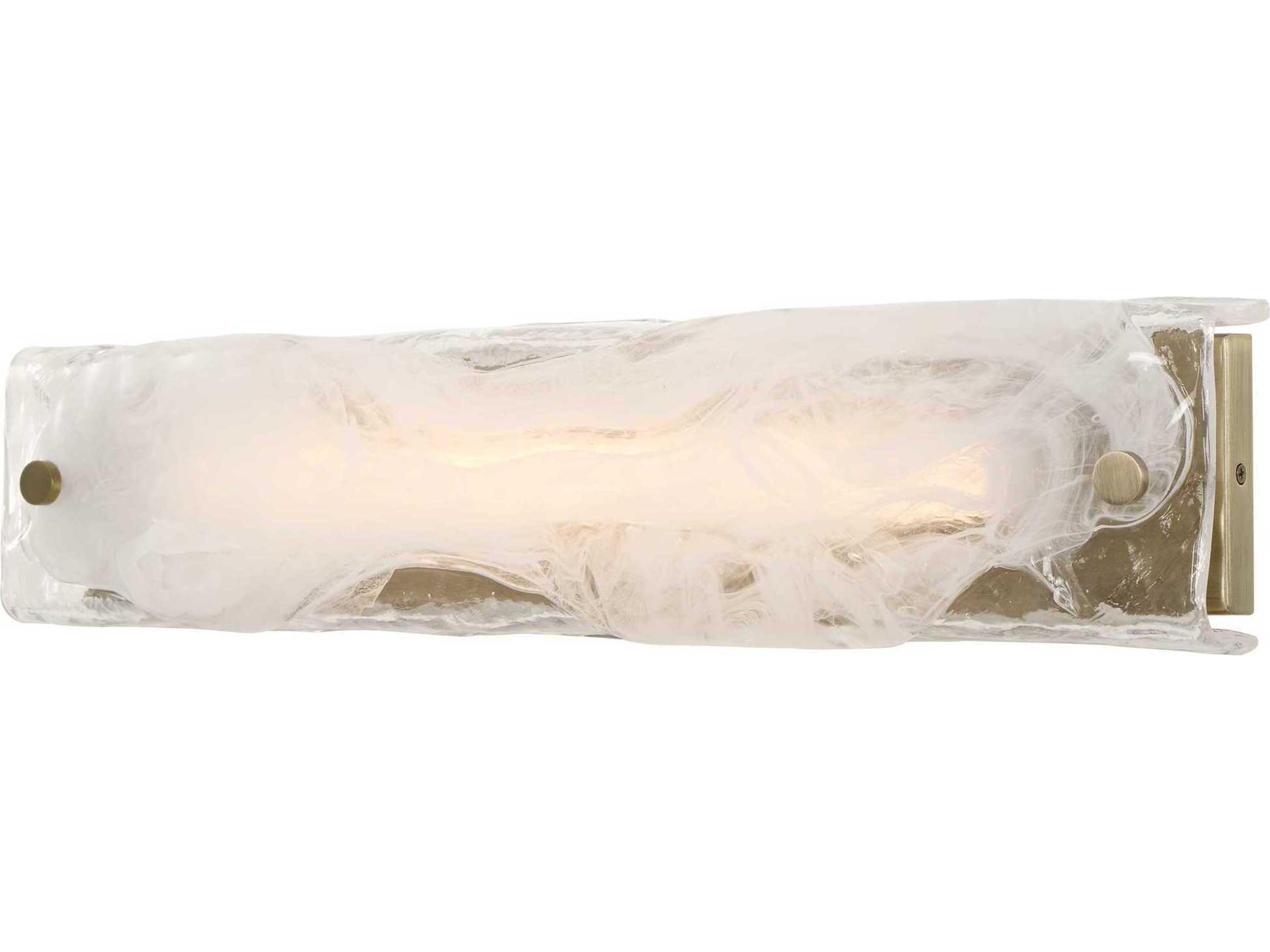 Uttermost Taffy 1-Light Antique Brass Vanity Light